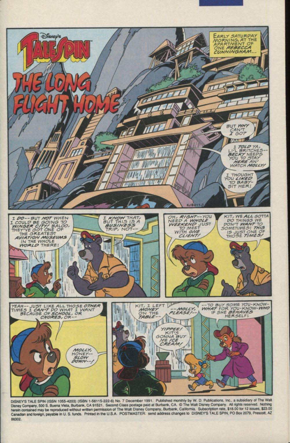 Read online Disney's Tale Spin comic -  Issue #7 - 2