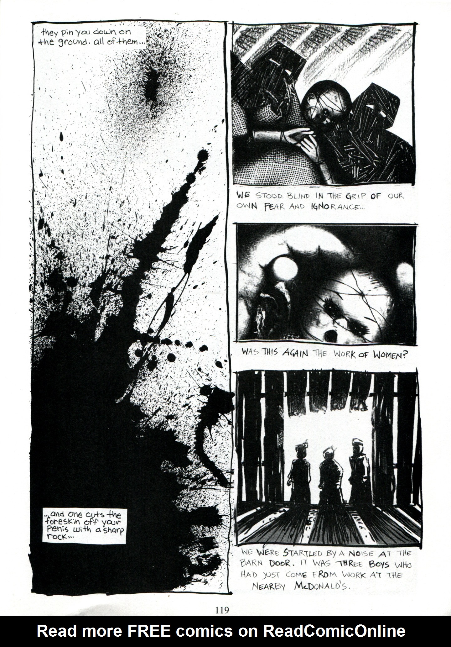 Read online Taboo comic -  Issue #9 - 121