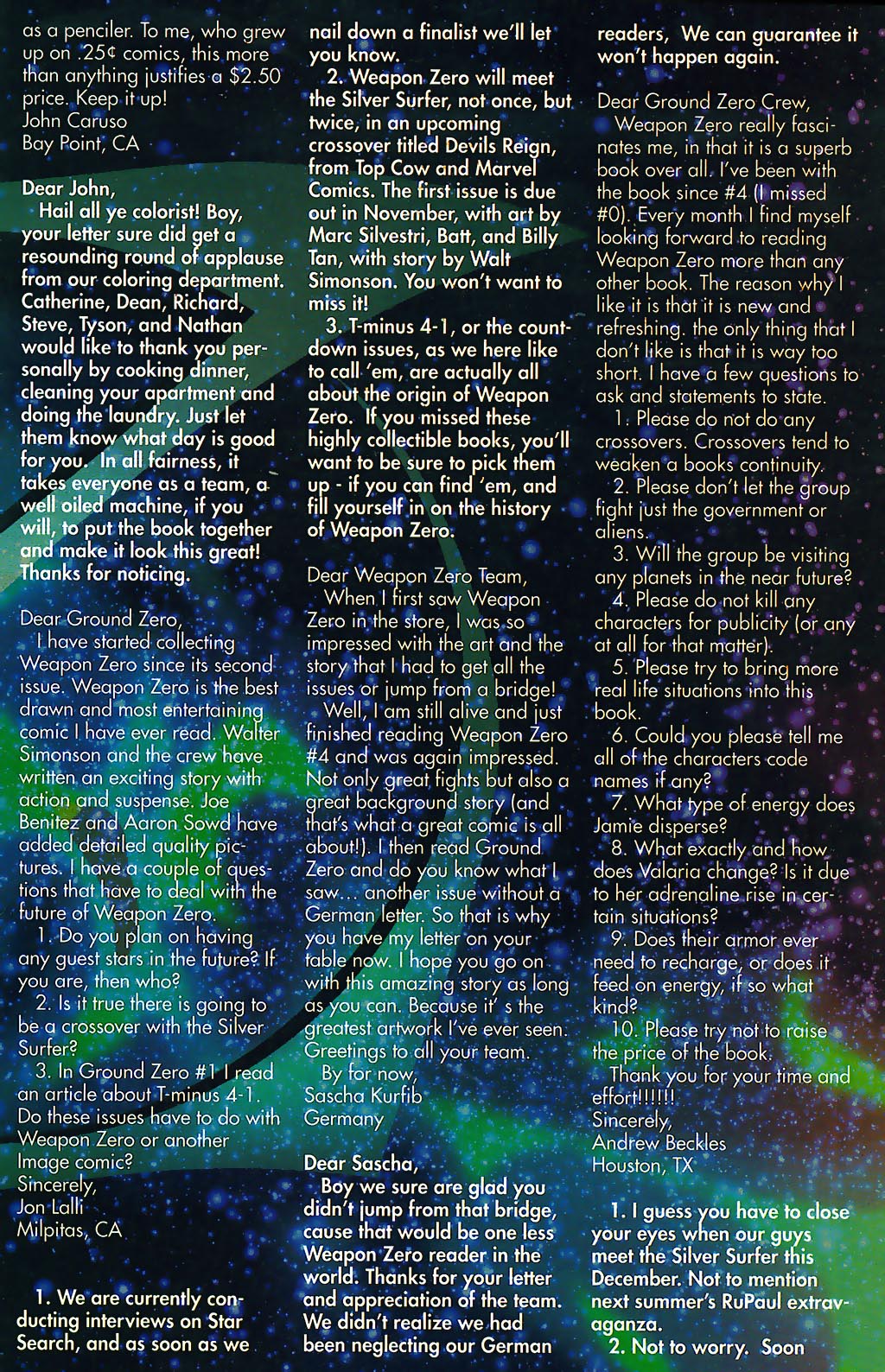 Read online Weapon Zero comic -  Issue #7 - 22