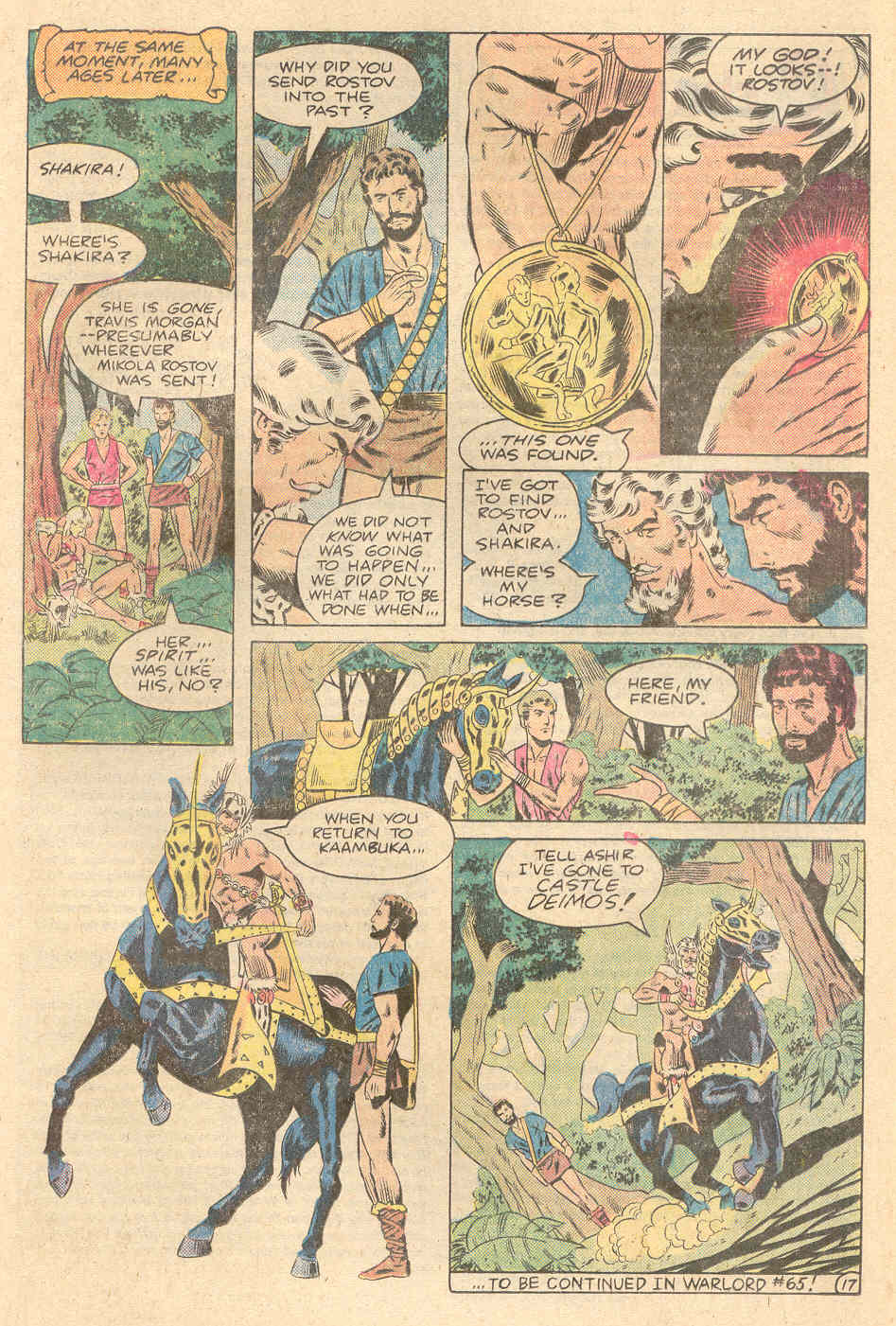 Read online Warlord (1976) comic -  Issue #64 - 17
