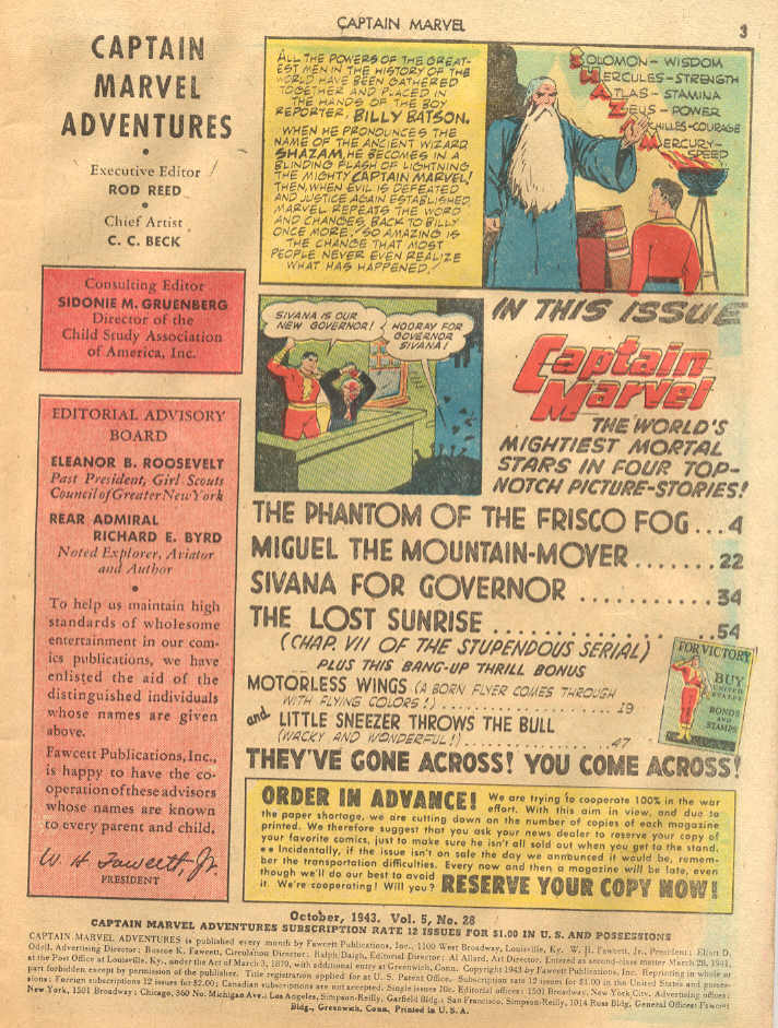 Read online Captain Marvel Adventures comic -  Issue #28 - 3