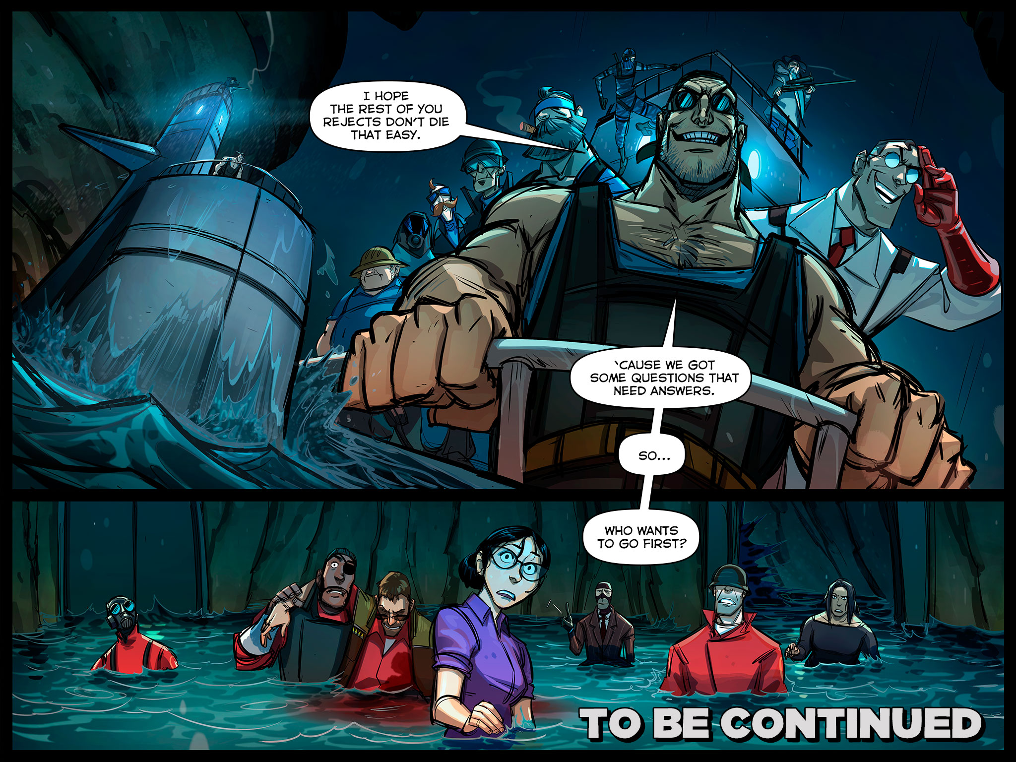 Read online Team Fortress 2 comic -  Issue #4 - 113