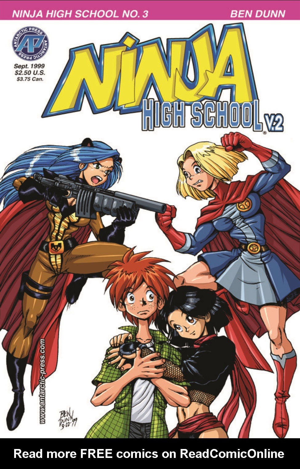 Read online Ninja High School Version 2 comic -  Issue #3 - 1