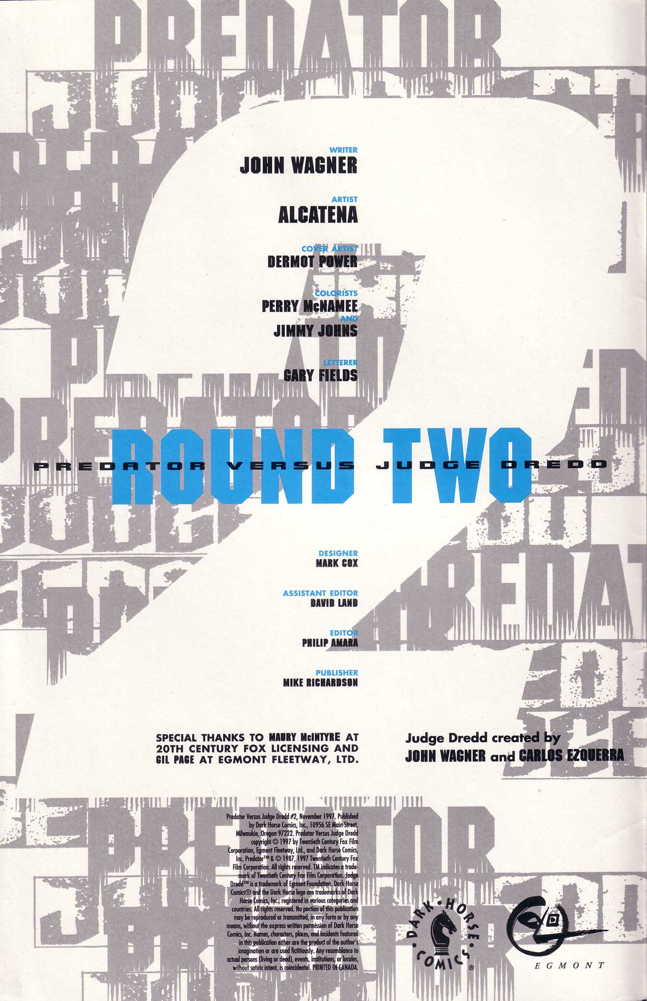 Read online Predator Versus Judge Dredd comic -  Issue #2 - 2