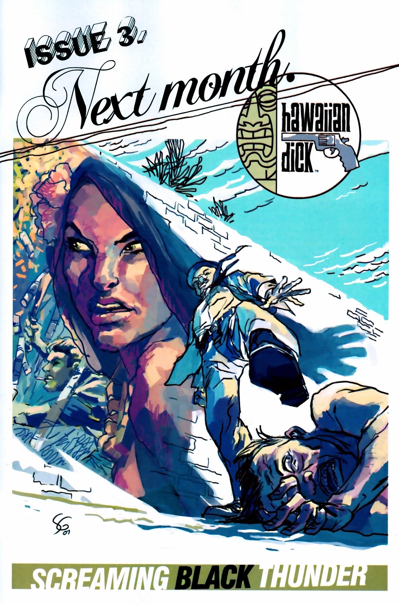 Read online Hawaiian Dick: Screaming Black Thunder comic -  Issue #2 - 27
