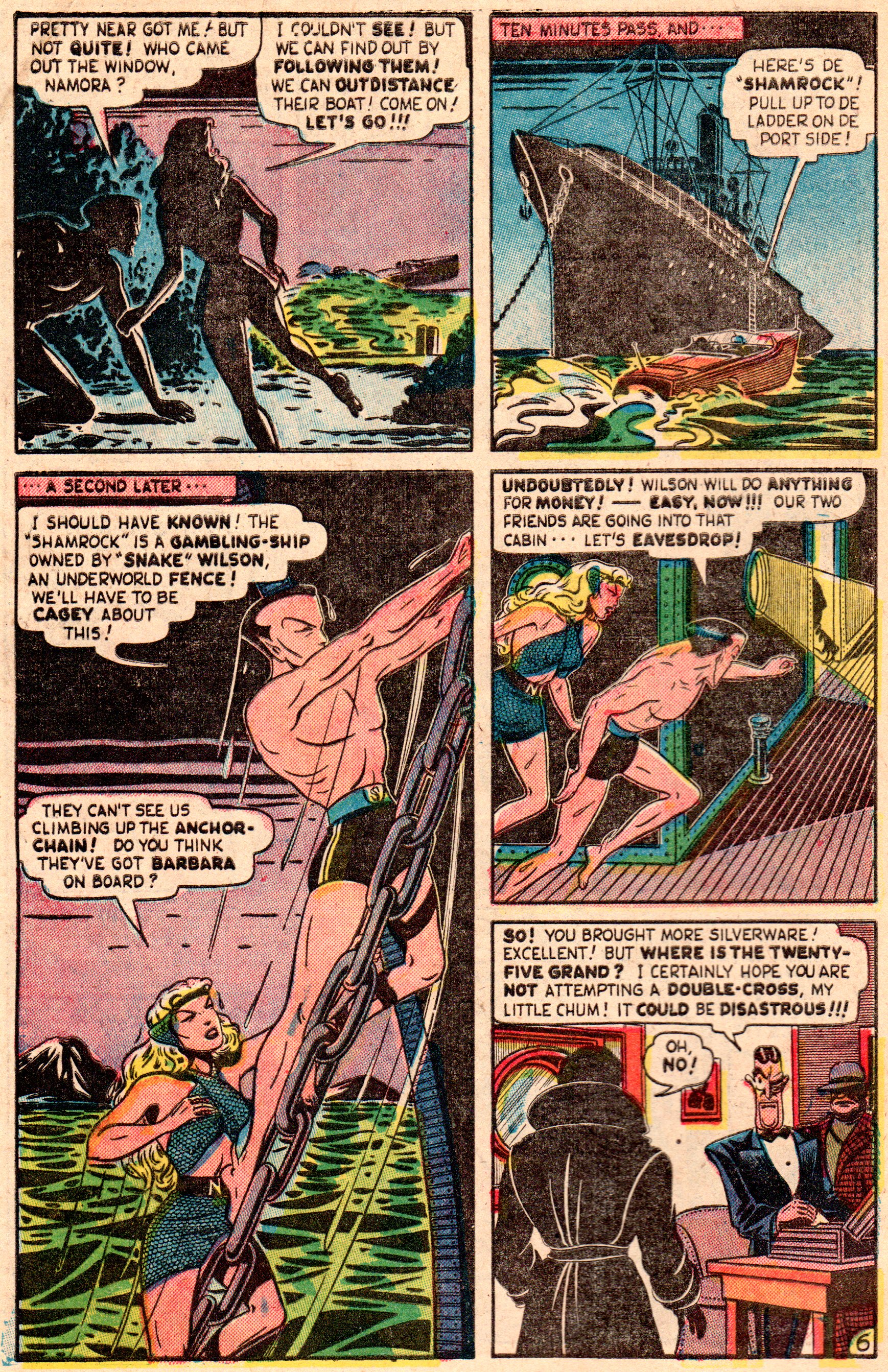 Read online Sub-Mariner Comics comic -  Issue #28 - 8