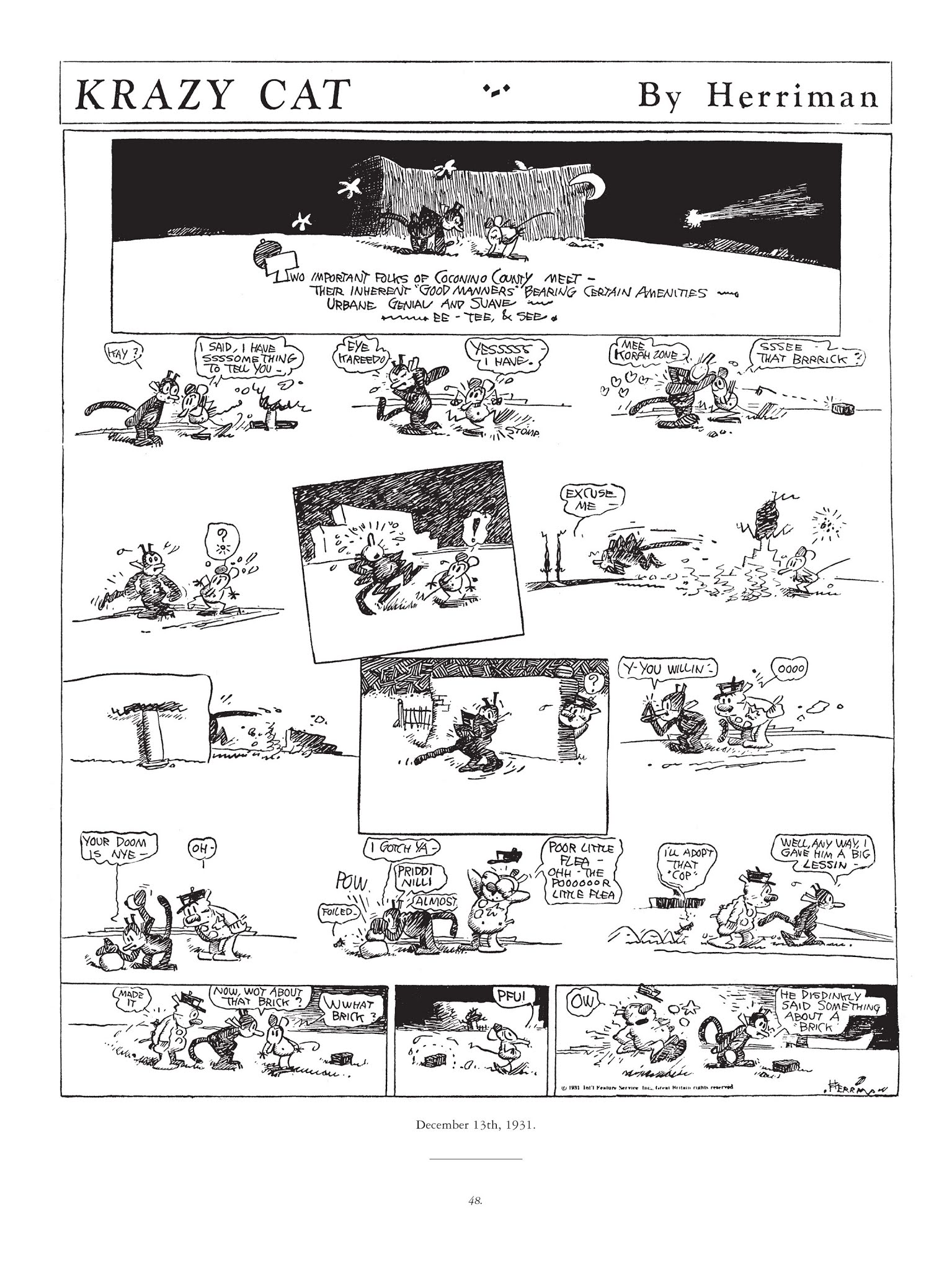 Read online Krazy & Ignatz comic -  Issue # TPB 7 - 45