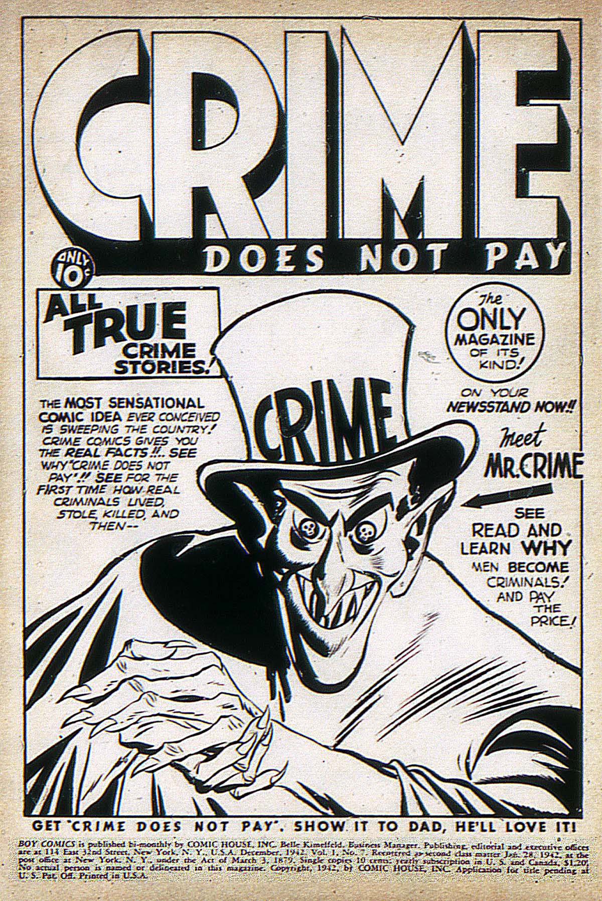 Read online Boy Comics comic -  Issue #7 - 2