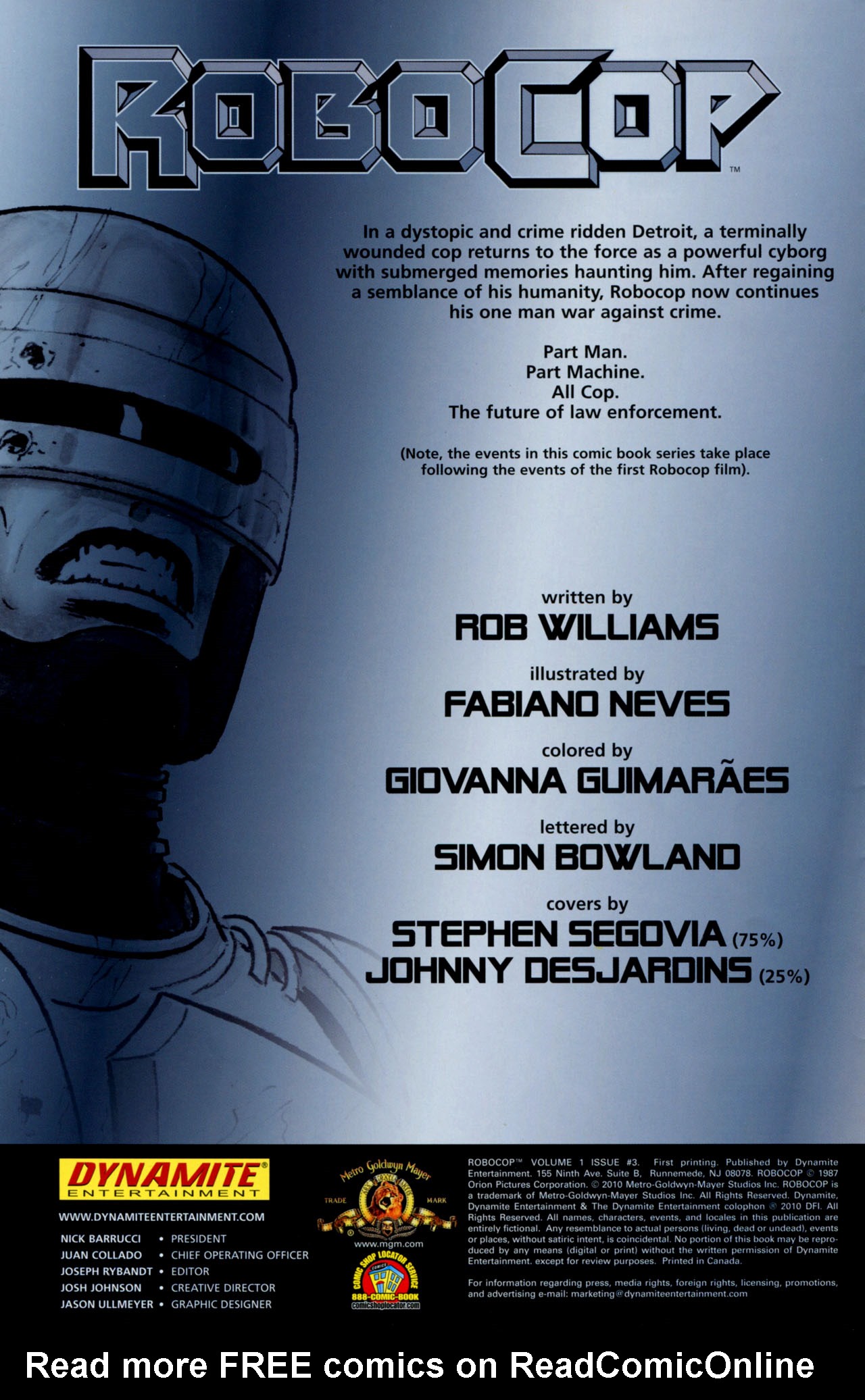 Read online Robocop (2010) comic -  Issue #3 - 2
