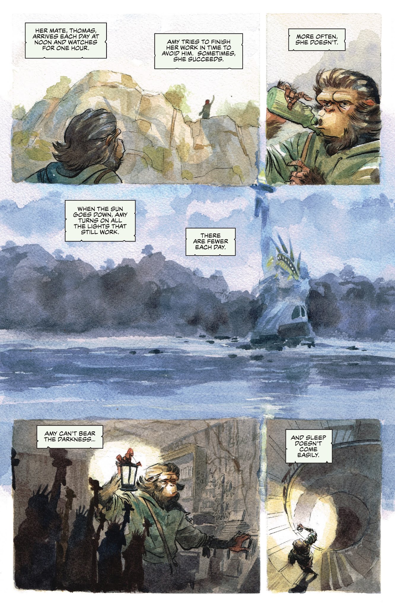 Read online Planet of the Apes: The Simian Age comic -  Issue # Full - 4