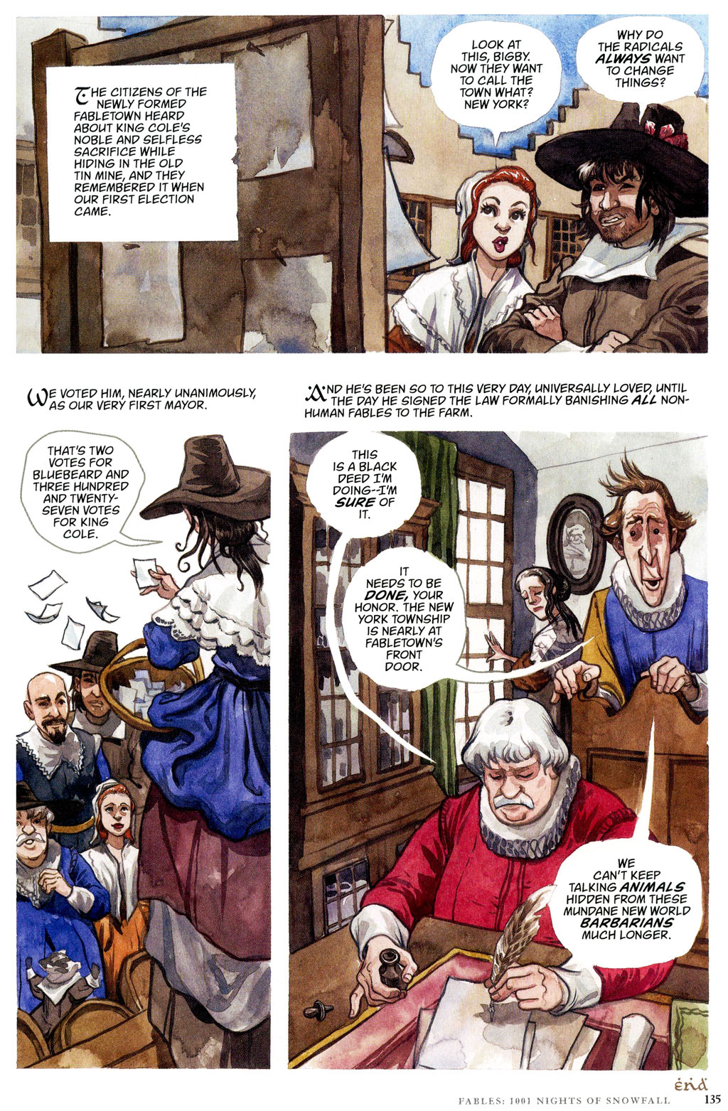 Read online Fables: 1001 Nights of Snowfall comic -  Issue # Full - 135