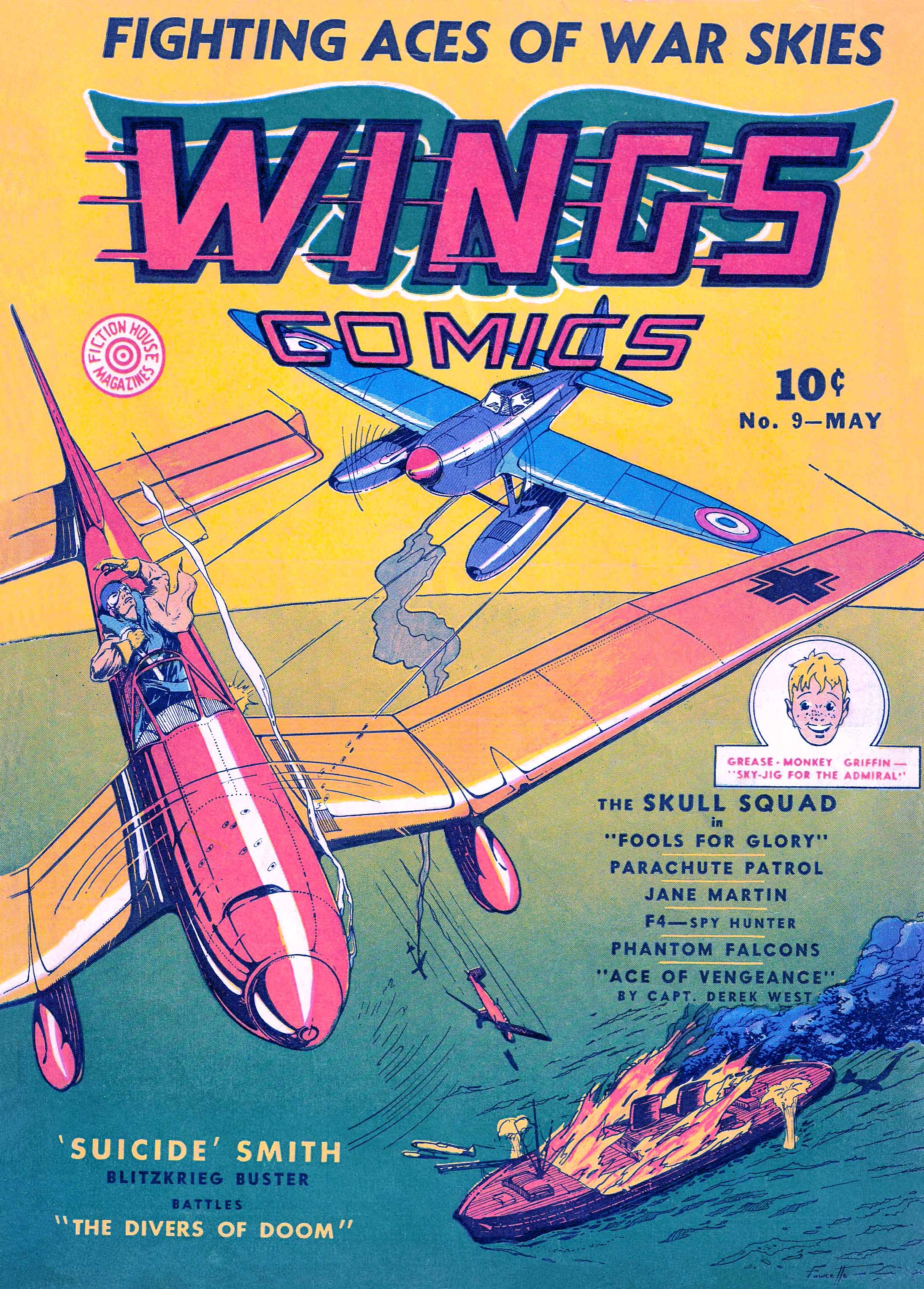 Read online Wings Comics comic -  Issue #9 - 1