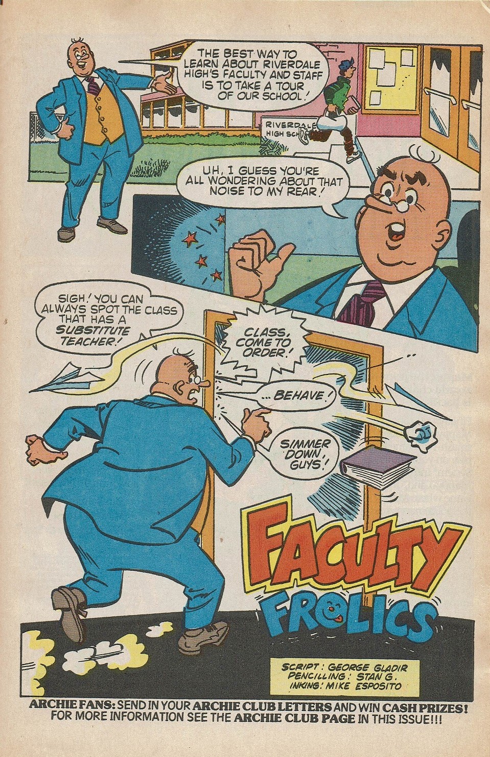 Read online Faculty Funnies comic -  Issue #3 - 27