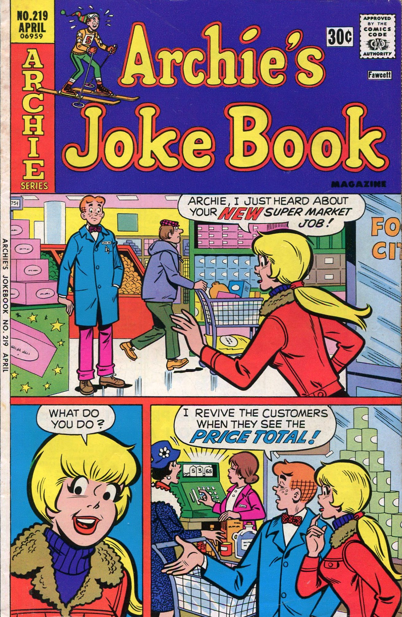 Read online Archie's Joke Book Magazine comic -  Issue #219 - 1