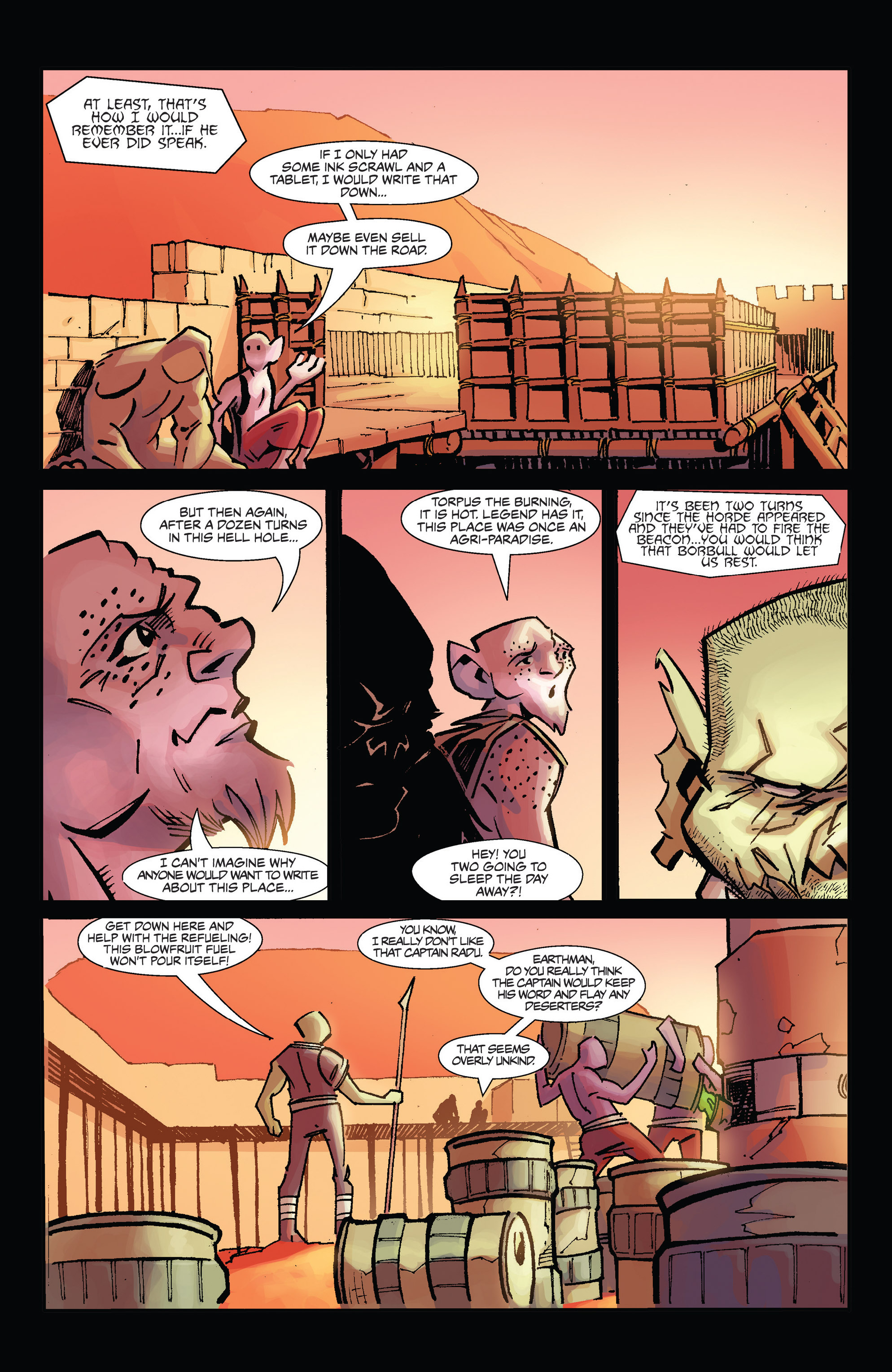Read online Bigfoot: Sword of the Earthman (2015) comic -  Issue #2 - 8