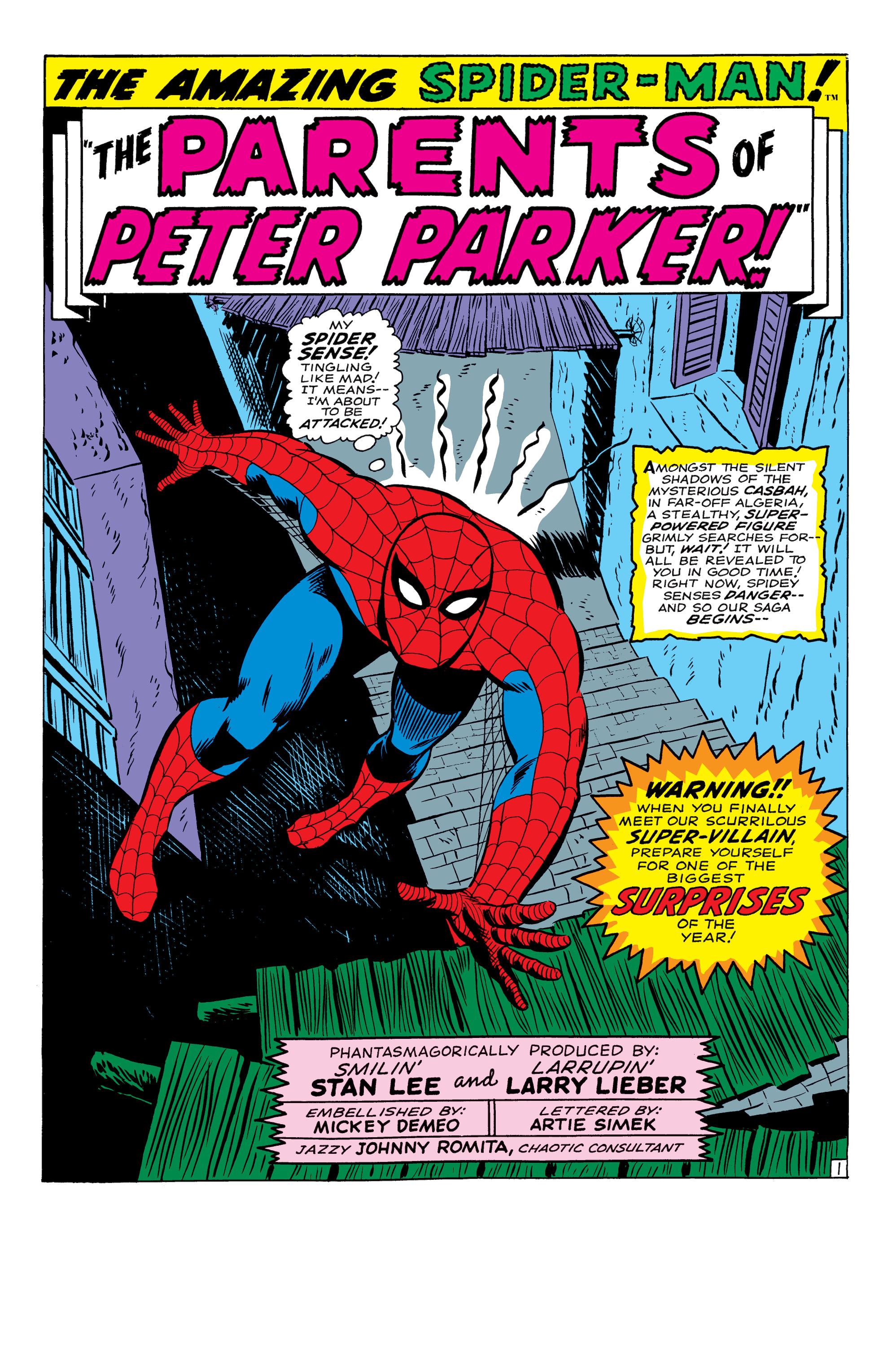 Read online Amazing Spider-Man Epic Collection comic -  Issue # The Secret of the Petrified Tablet (Part 1) - 6