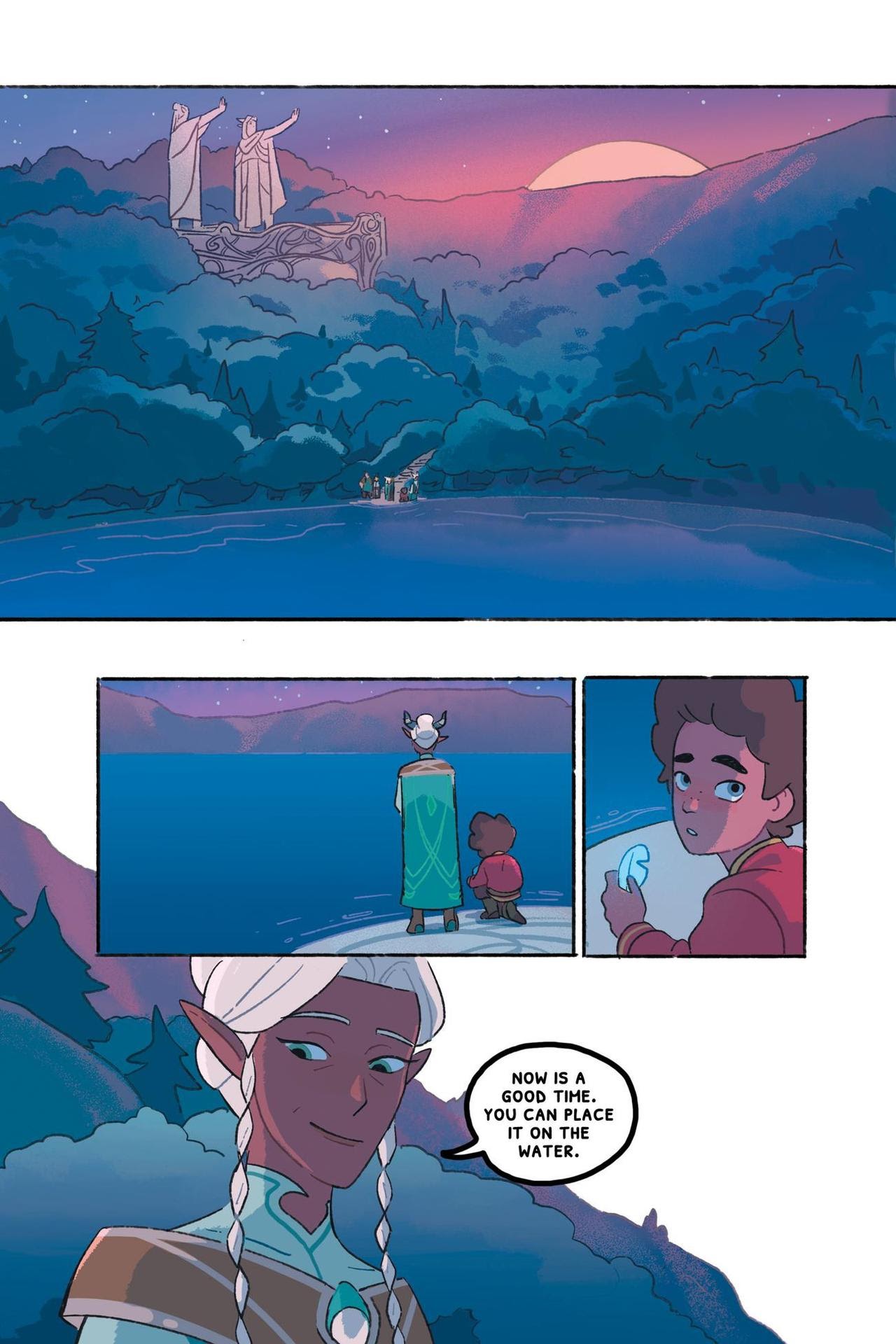 Read online Through the Moon: The Dragon Prince Graphic Novel comic -  Issue # TPB - 28