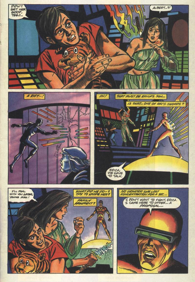 Read online Solar, Man of the Atom comic -  Issue #13 - 14