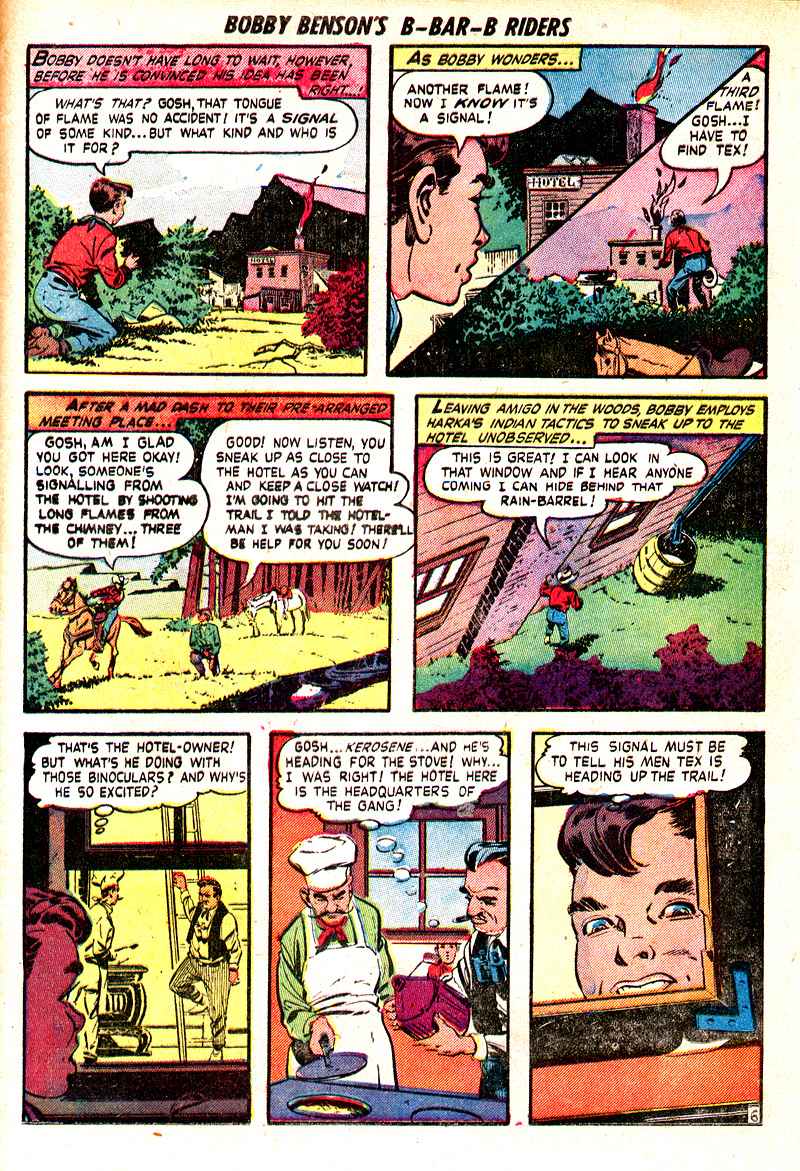 Read online Bobby Benson's B-Bar-B Riders comic -  Issue #7 - 31