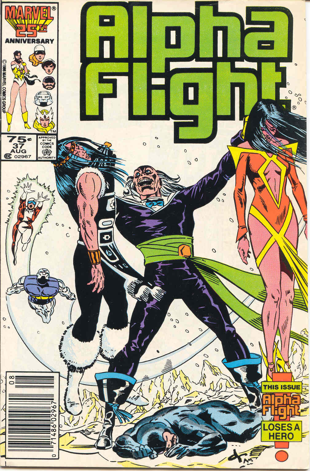 Read online Alpha Flight (1983) comic -  Issue #37 - 1
