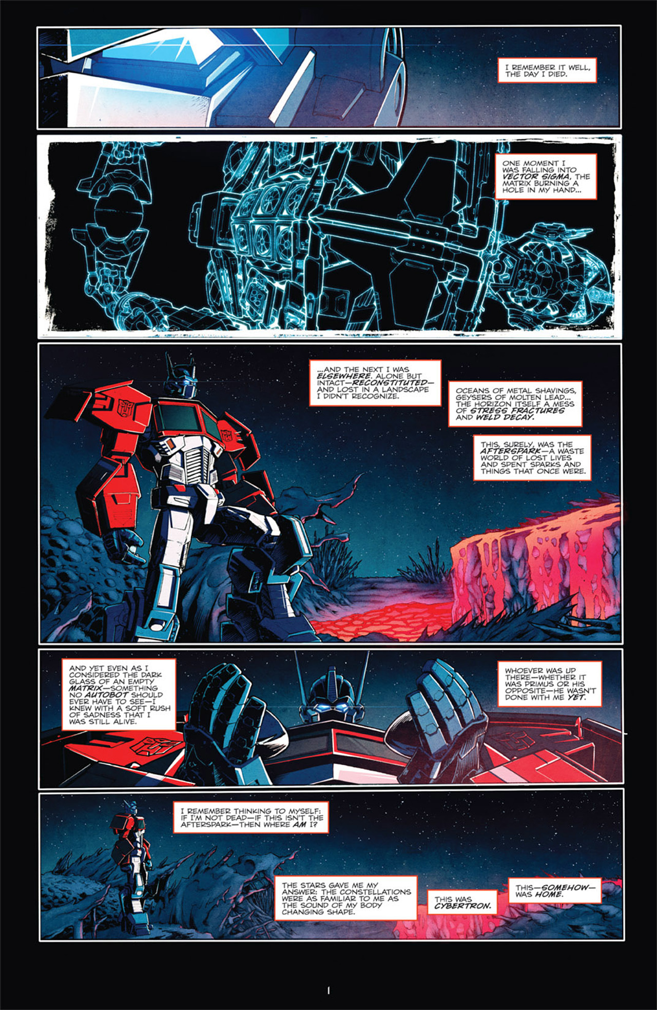 Read online The Transformers: Death of Optimus Prime comic -  Issue # Full - 7