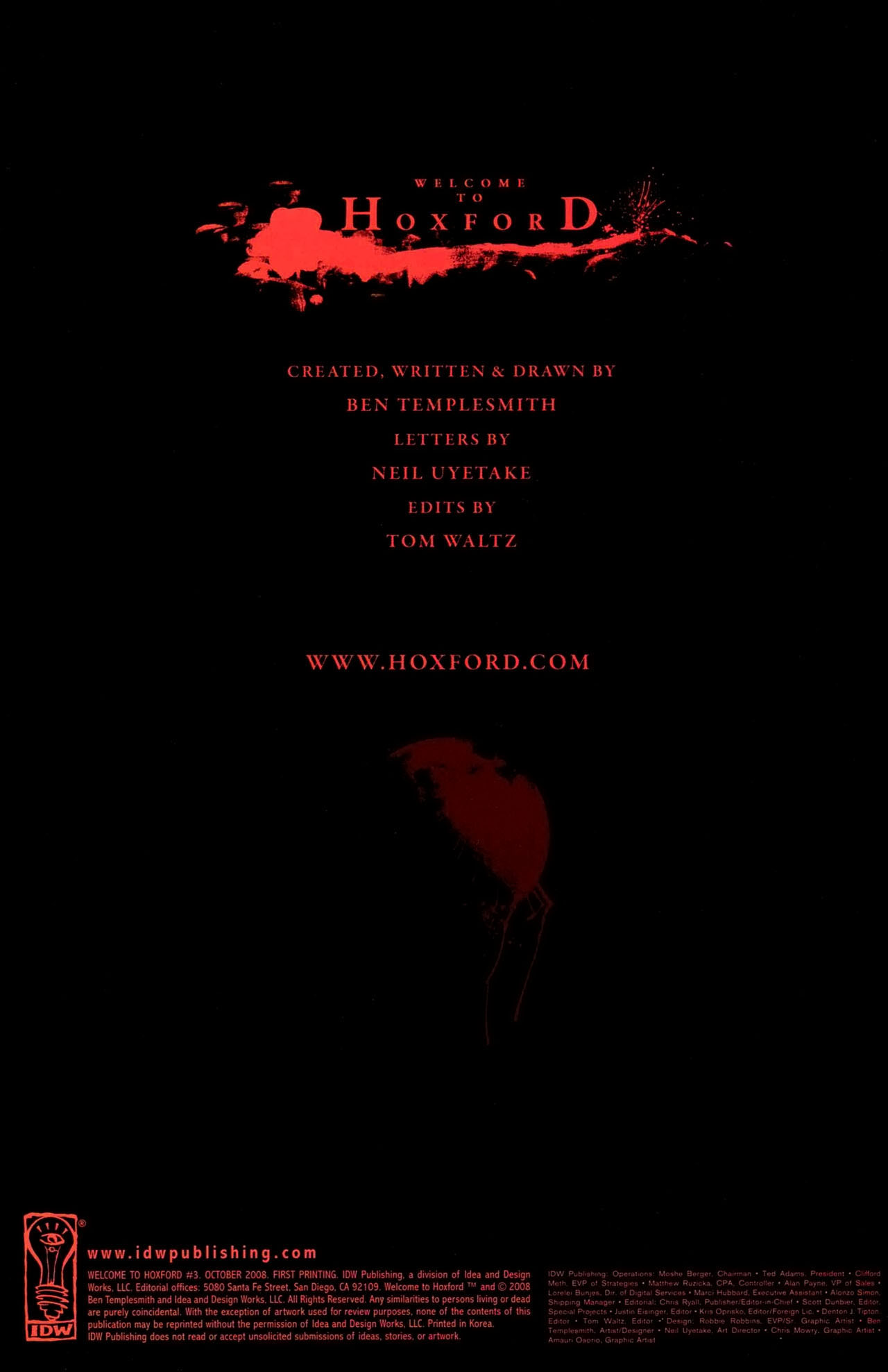 Read online Welcome to Hoxford comic -  Issue #3 - 2