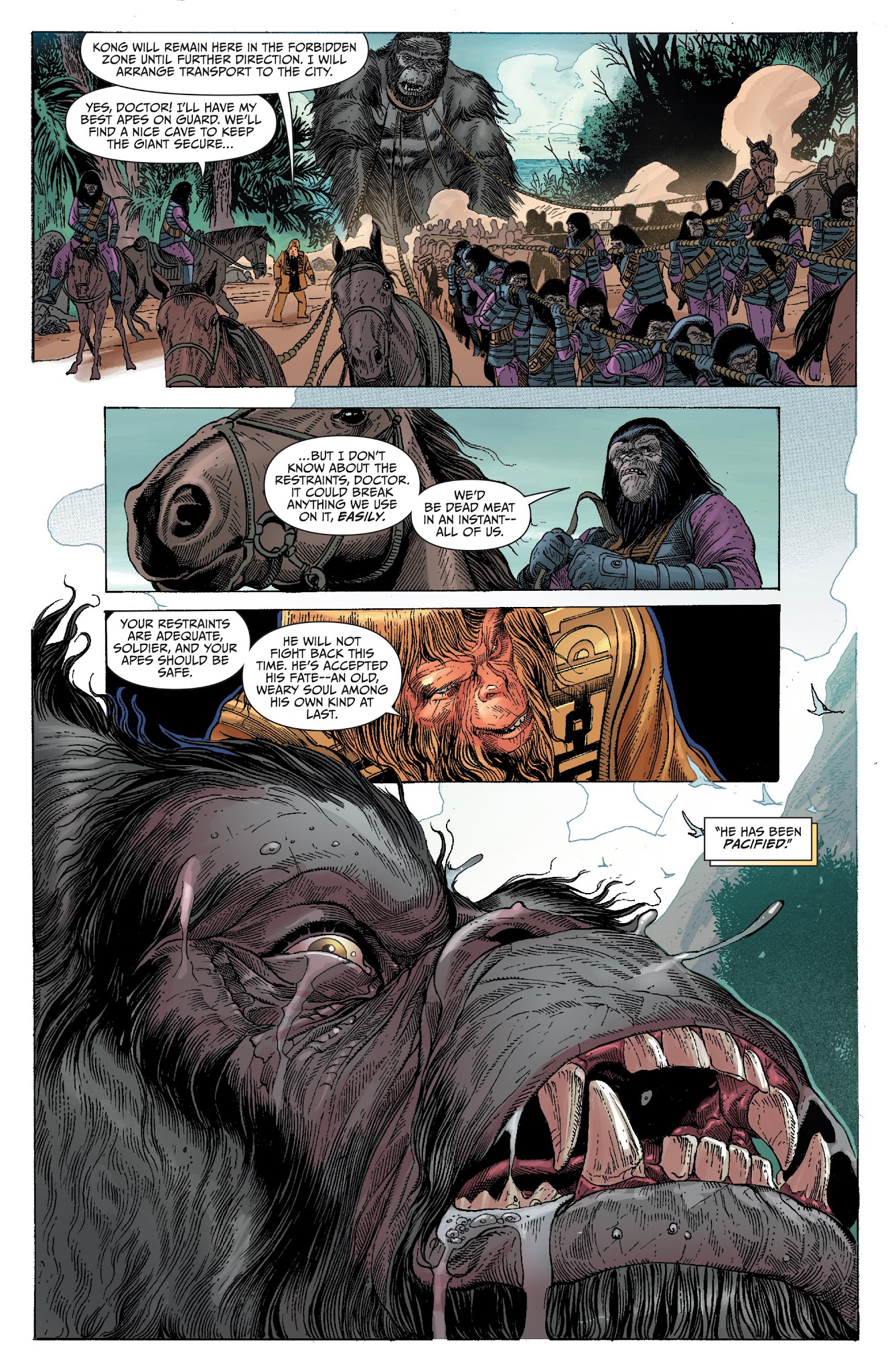 Read online Kong on the Planet of the Apes comic -  Issue #4 - 4