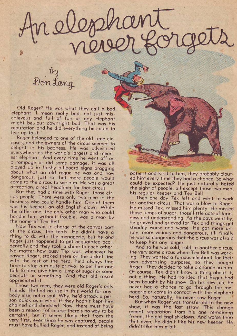 Read online Animal Comics comic -  Issue #28 - 34