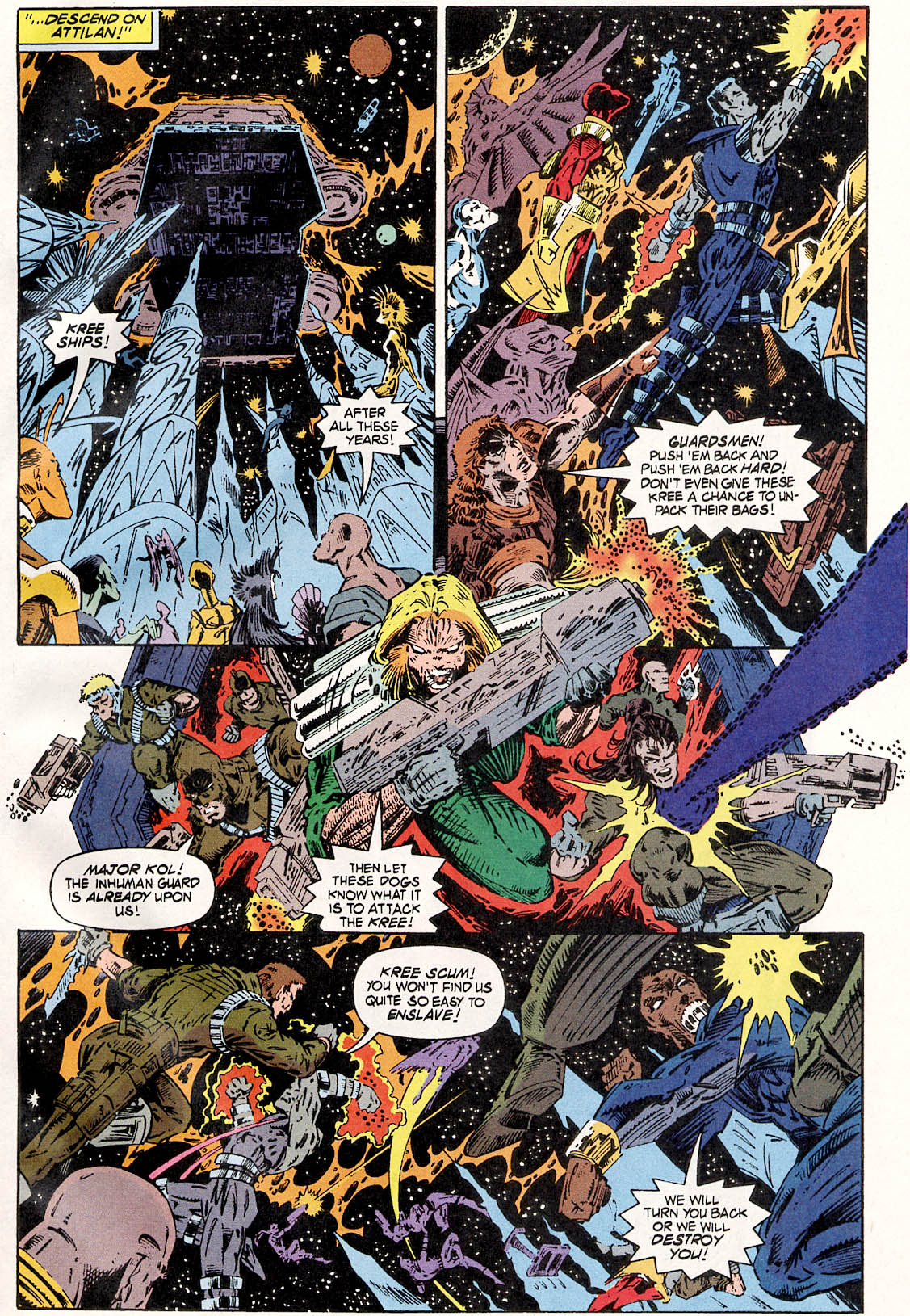 Read online Inhumans: The Great Refuge comic -  Issue # Full - 6