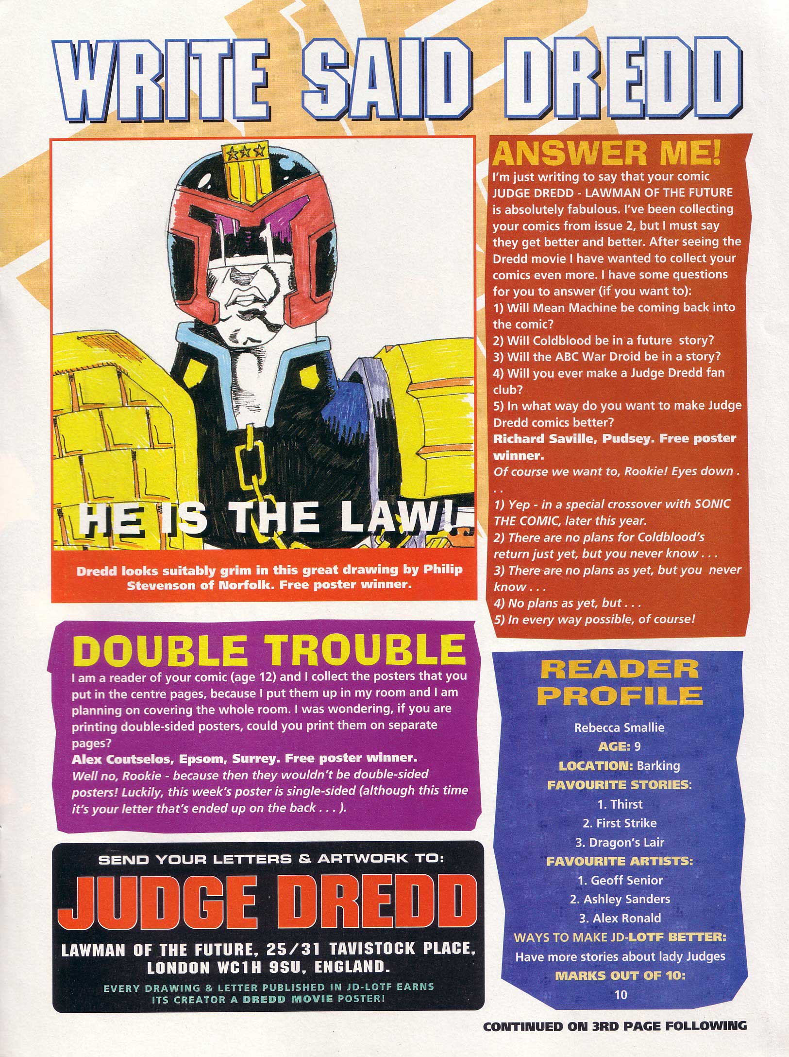 Read online Judge Dredd Lawman of the Future comic -  Issue #22 - 15