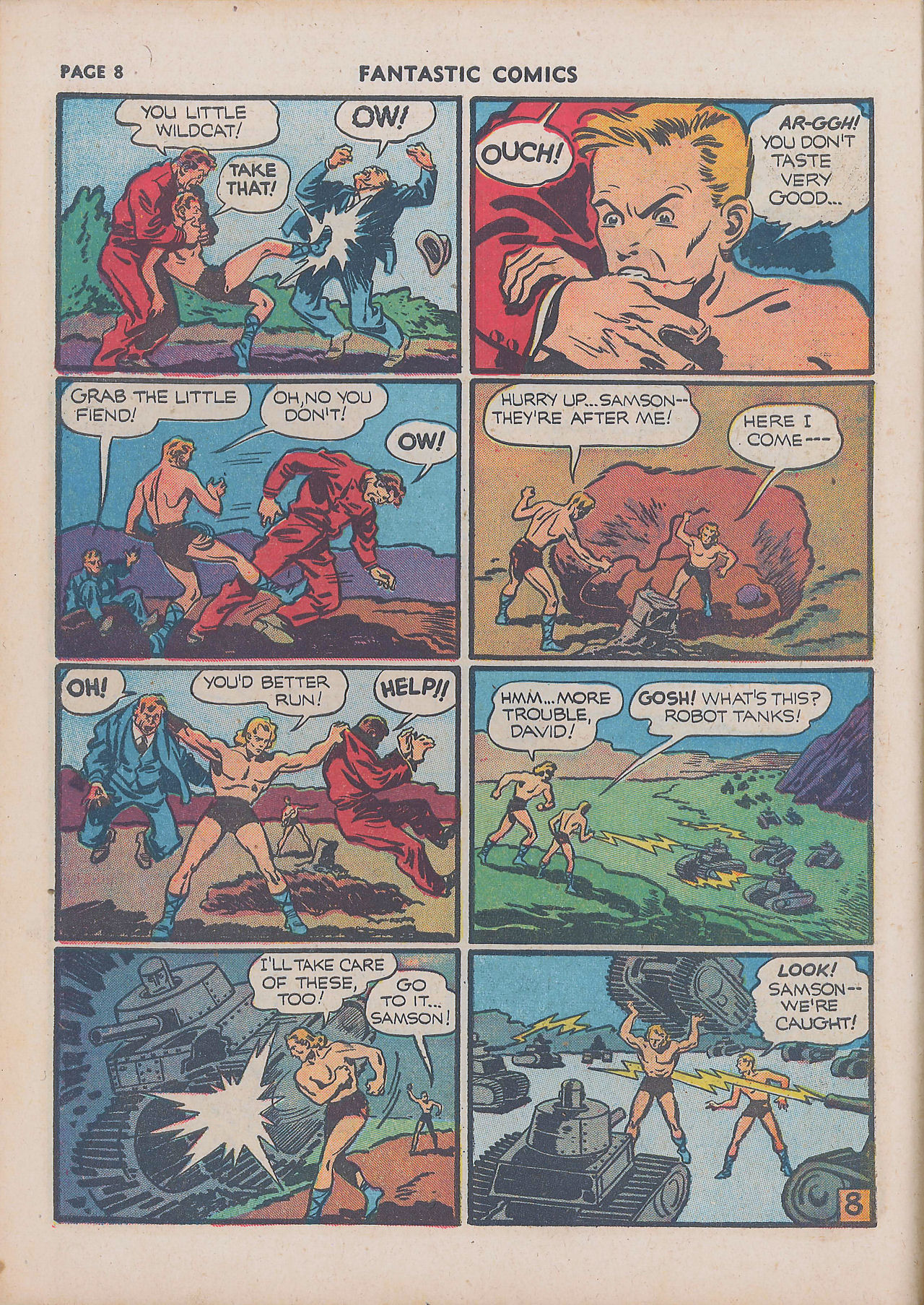 Read online Fantastic Comics comic -  Issue #16 - 10