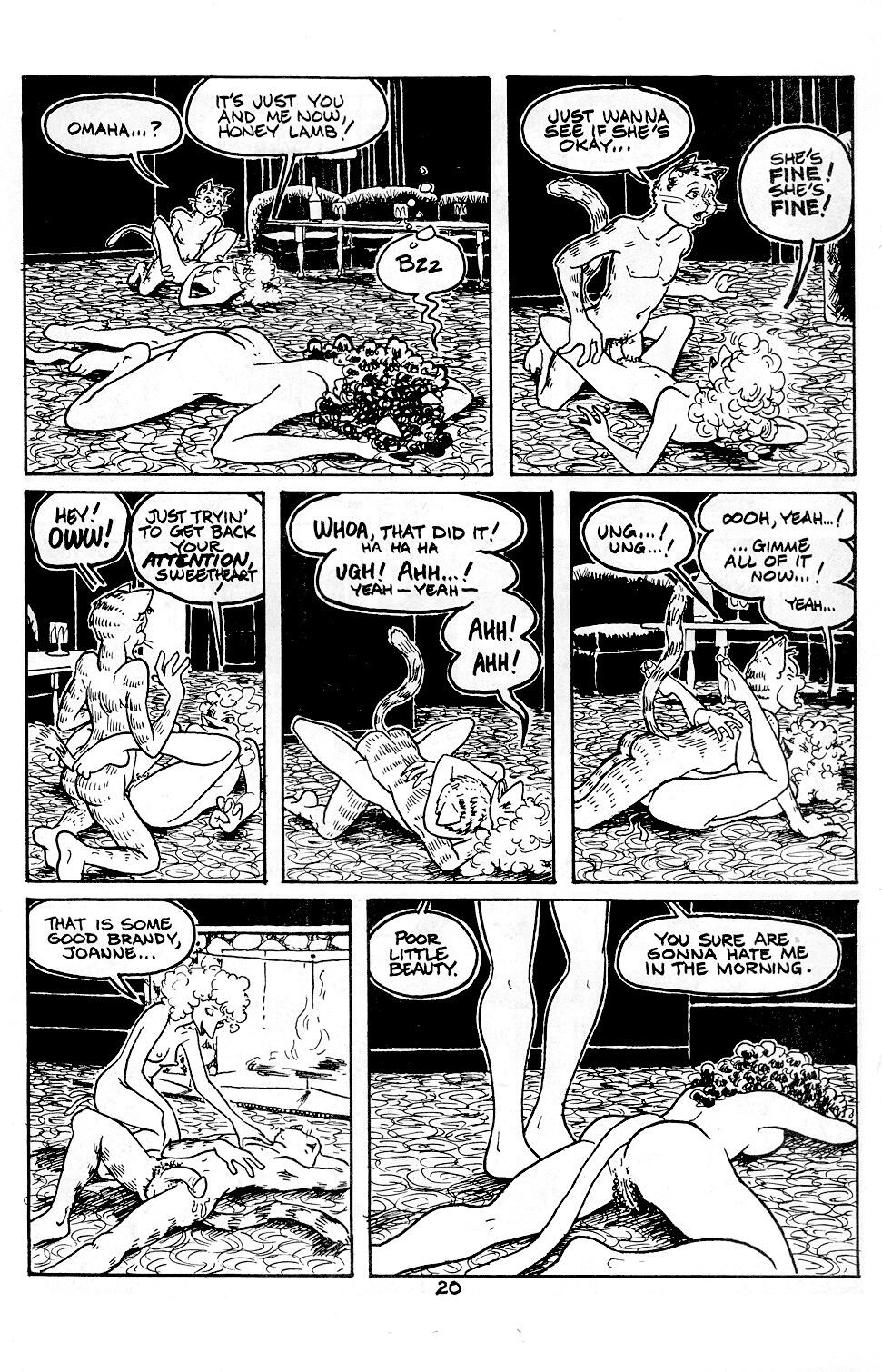 Omaha the Cat Dancer (1986) issue 1 - Page 23