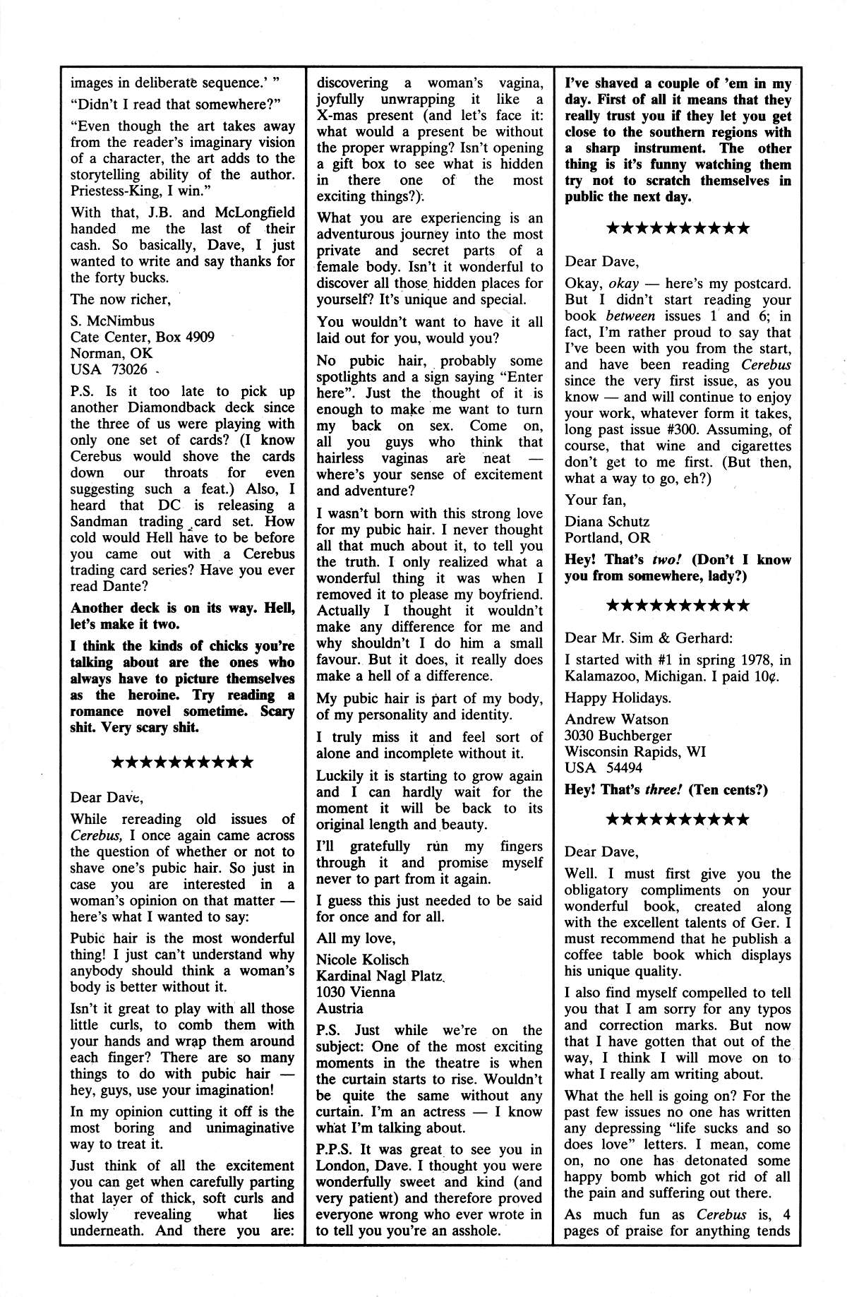 Read online Cerebus comic -  Issue #180 - 27