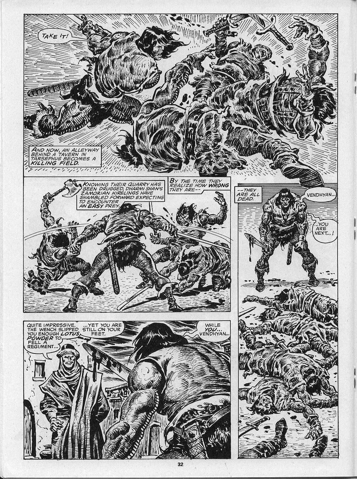 Read online The Savage Sword Of Conan comic -  Issue #200 - 34