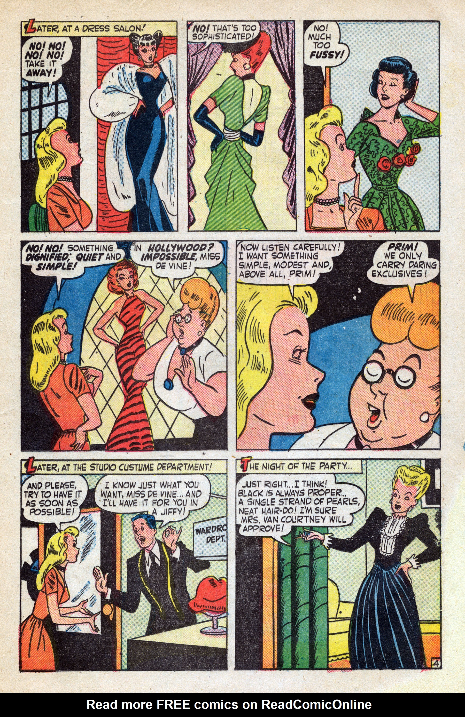 Read online Hedy Of Hollywood Comics comic -  Issue #40 - 17