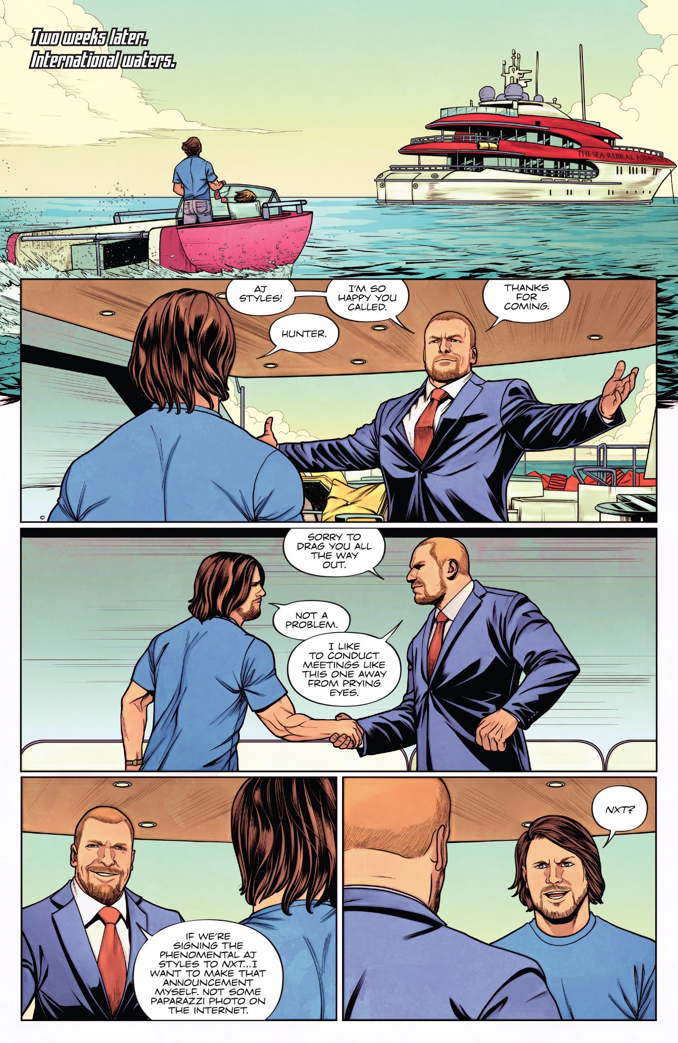 Read online WWE comic -  Issue #21 - 19