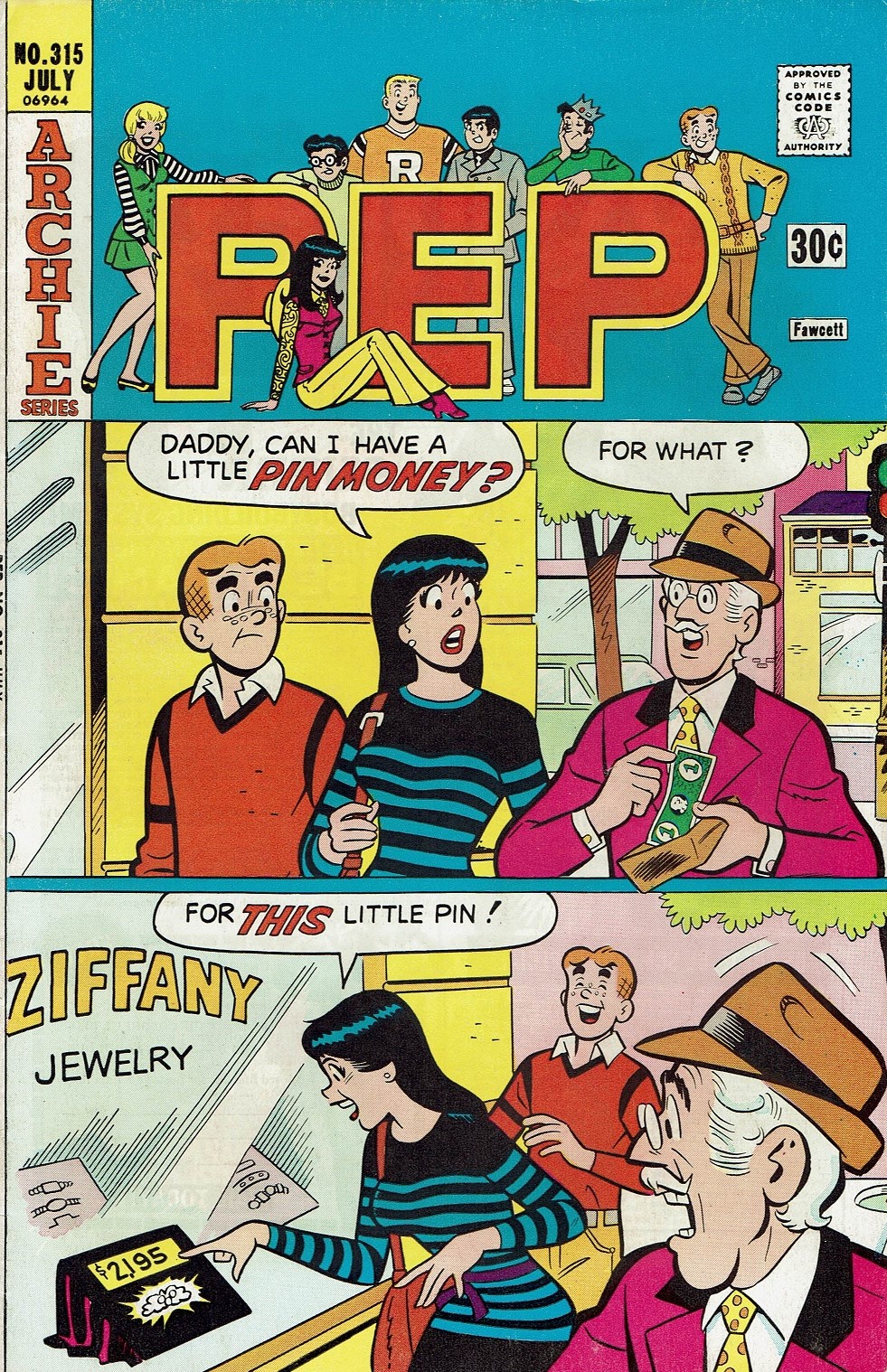 Read online Pep Comics comic -  Issue #315 - 1