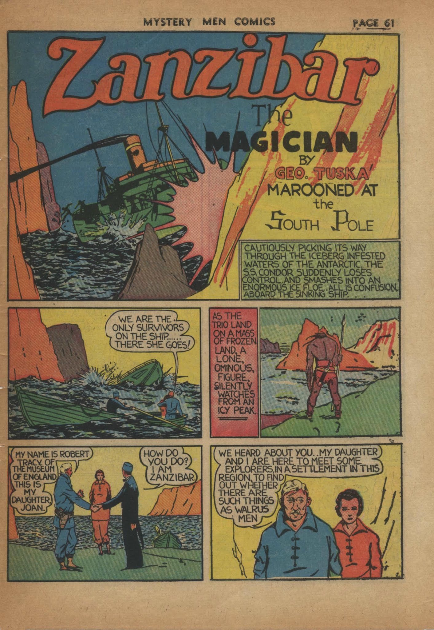 Read online Mystery Men Comics comic -  Issue #5 - 63