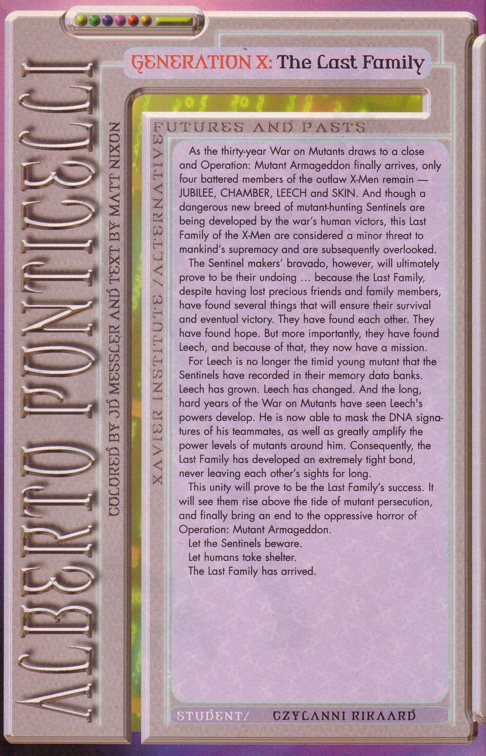 Read online X-Men: Millennial Visions comic -  Issue #2 - 32