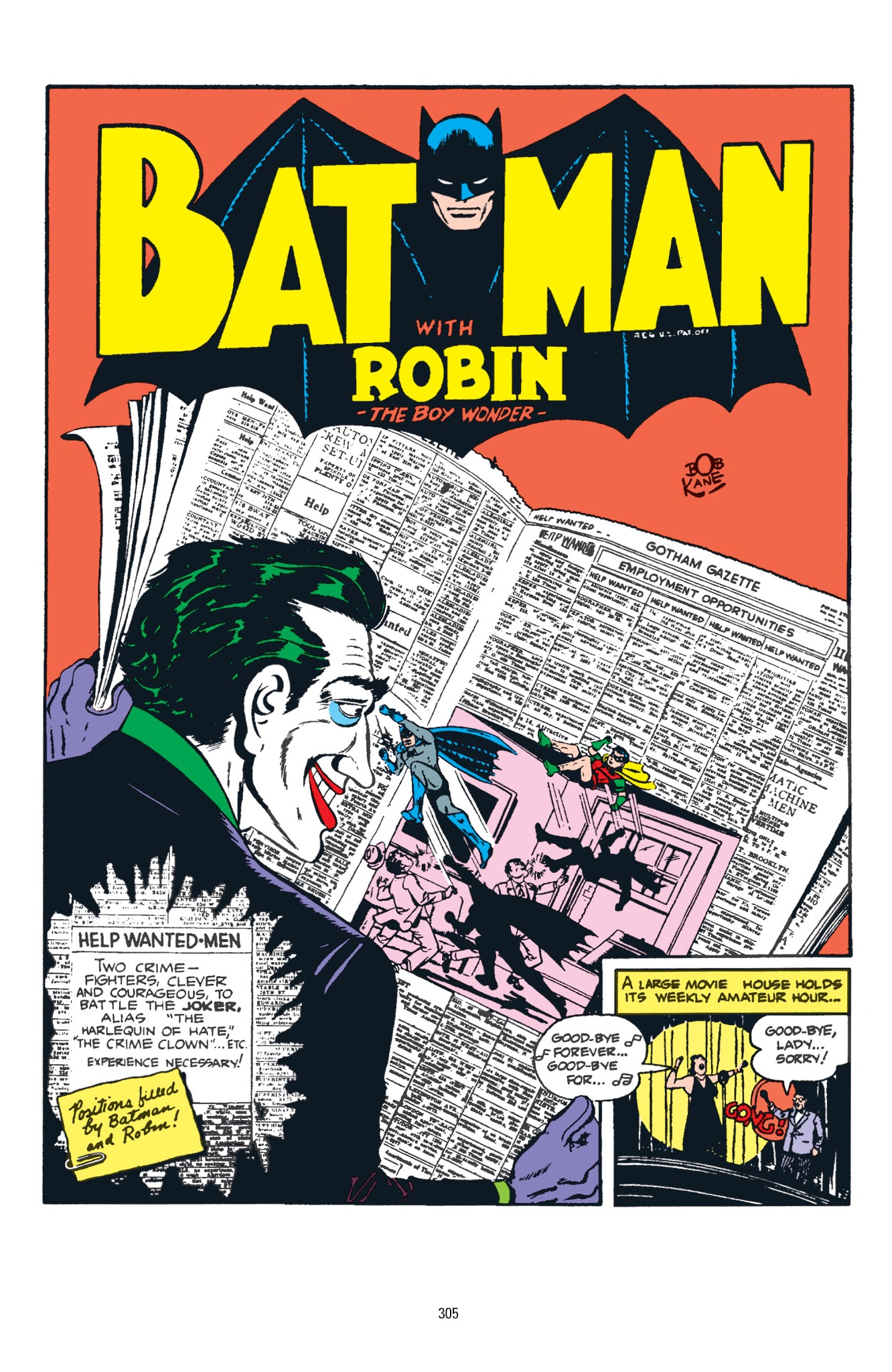 Read online Batman: The Golden Age Omnibus comic -  Issue # TPB 3 - 305