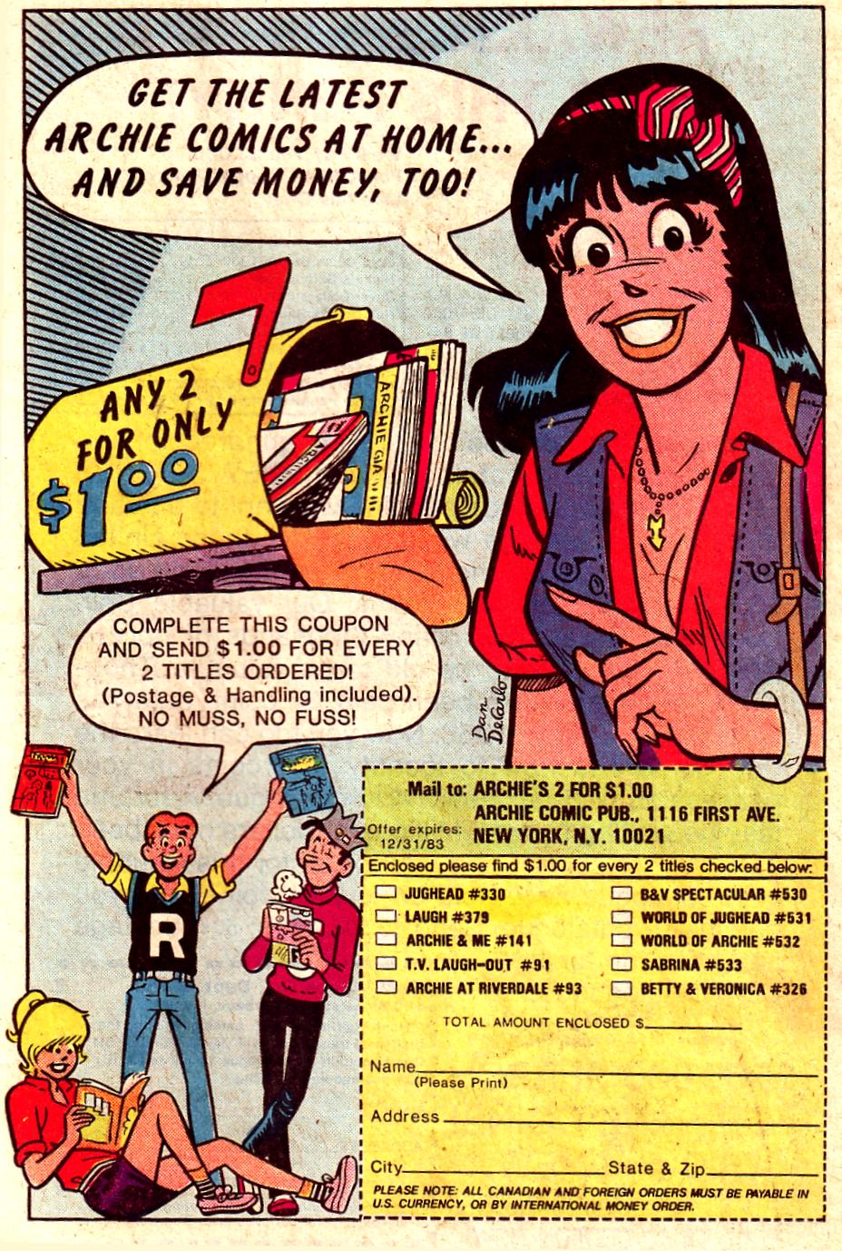 Read online Life With Archie (1958) comic -  Issue #238 - 11