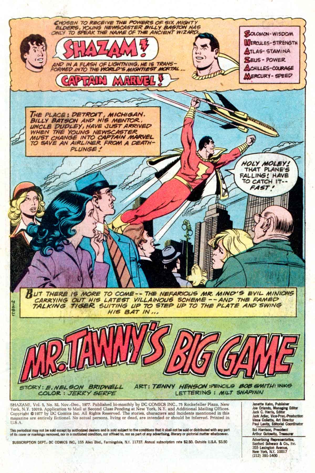 Read online Shazam! (1973) comic -  Issue #32 - 2