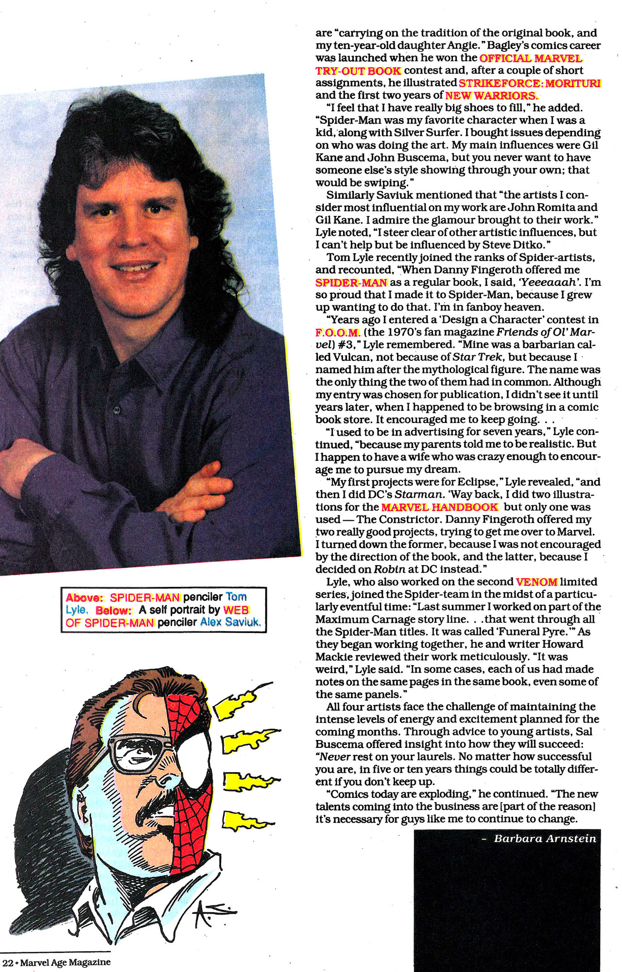 Read online Marvel Age comic -  Issue #137 - 23