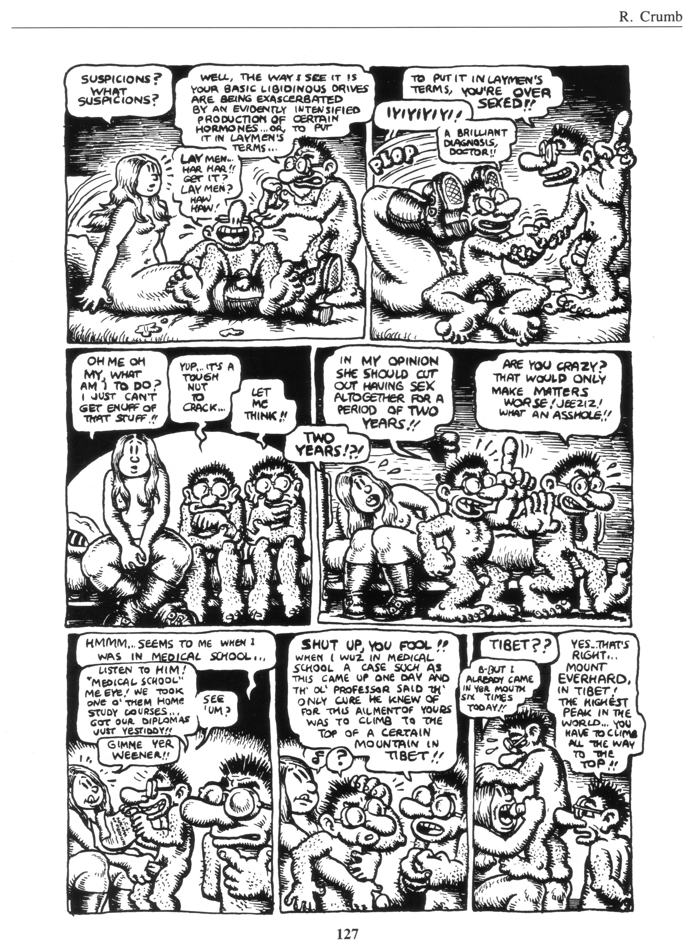 Read online The Complete Crumb Comics comic -  Issue # TPB 7 - 135