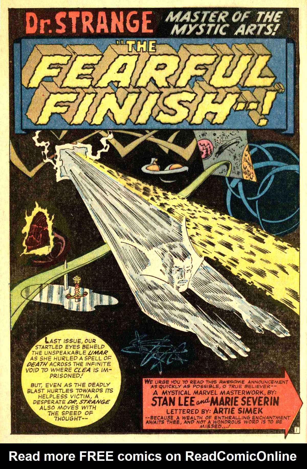 Read online Marvel Masterworks: Doctor Strange comic -  Issue # TPB 2 - 135