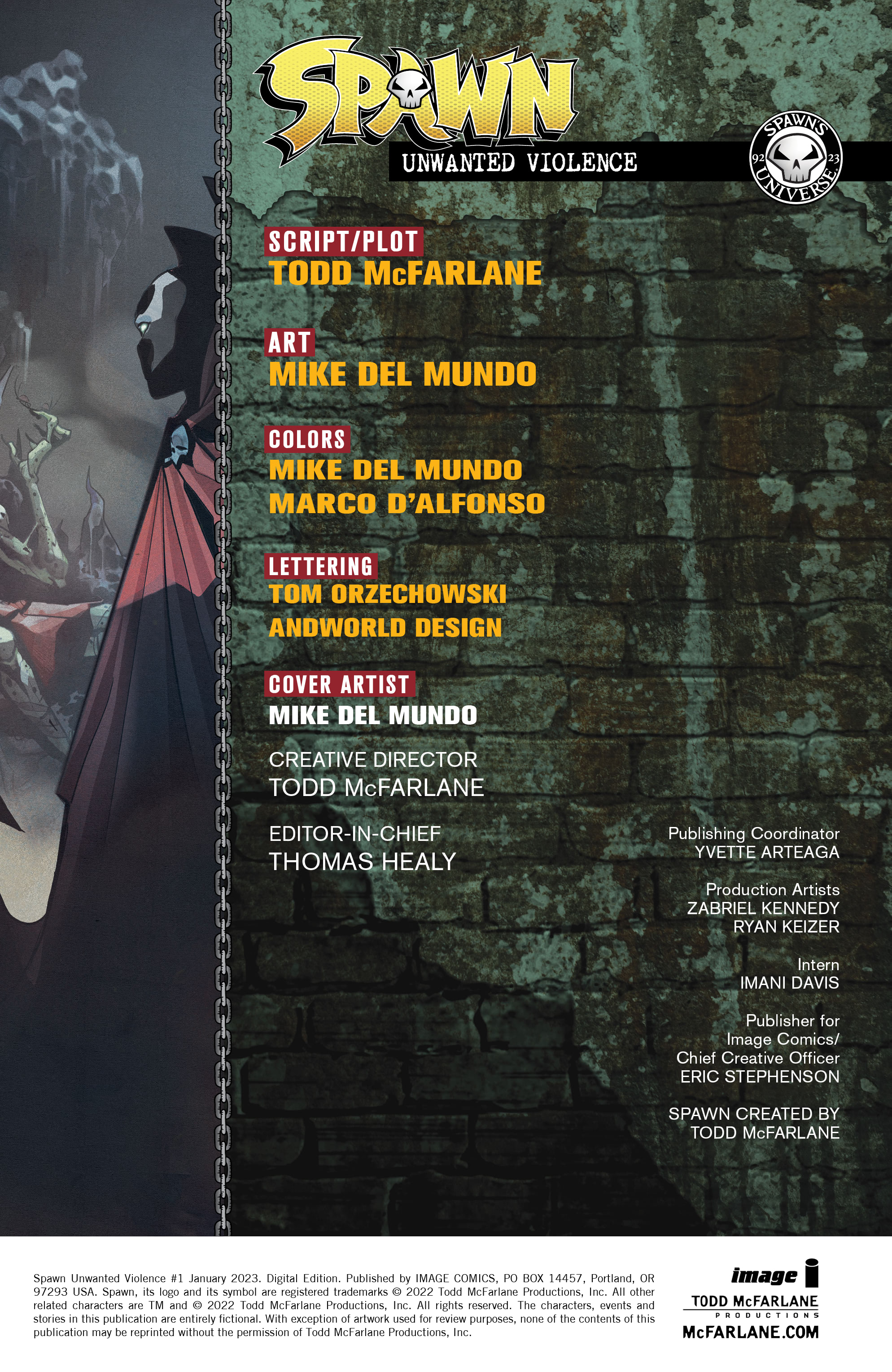 Read online Spawn: Unwanted Violence comic -  Issue #1 - 3