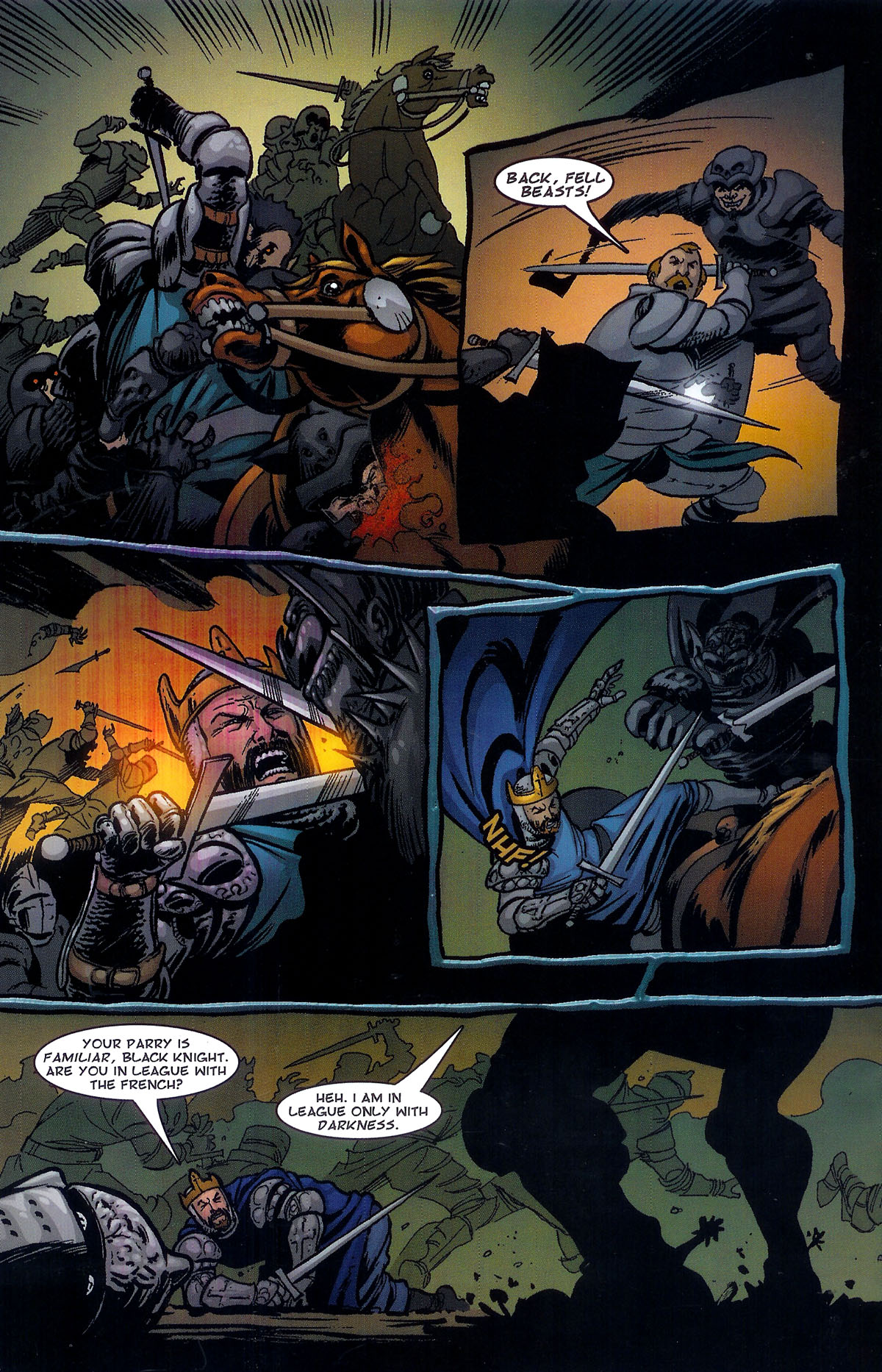 Read online Dracula vs King Arthur comic -  Issue #3 - 24