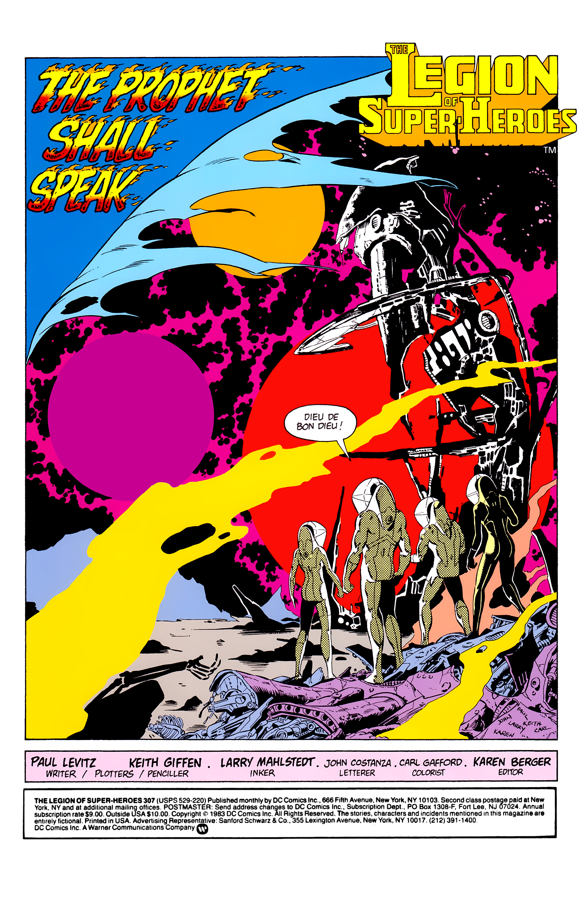 Read online Legion of Super-Heroes (1980) comic -  Issue #307 - 2
