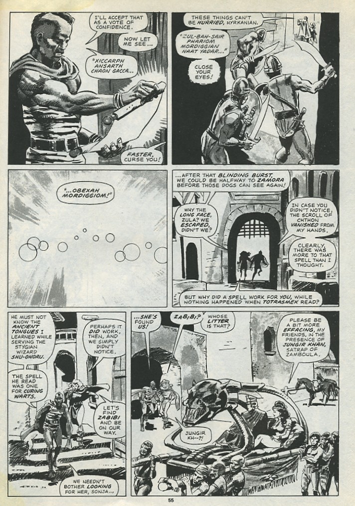Read online The Savage Sword Of Conan comic -  Issue #195 - 57