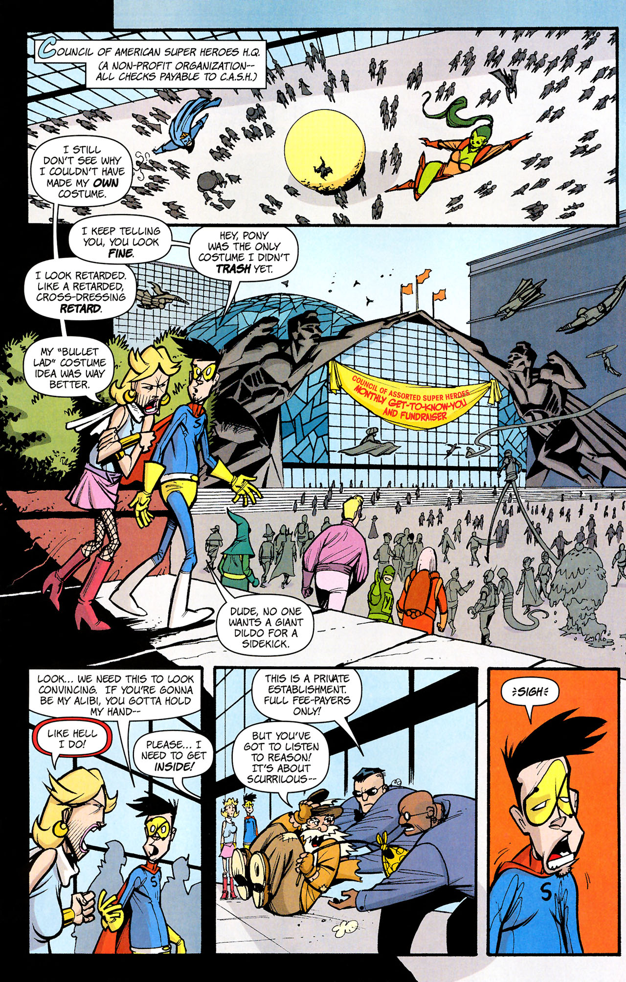 Read online Paul Jenkins' Sidekick comic -  Issue #5 - 8